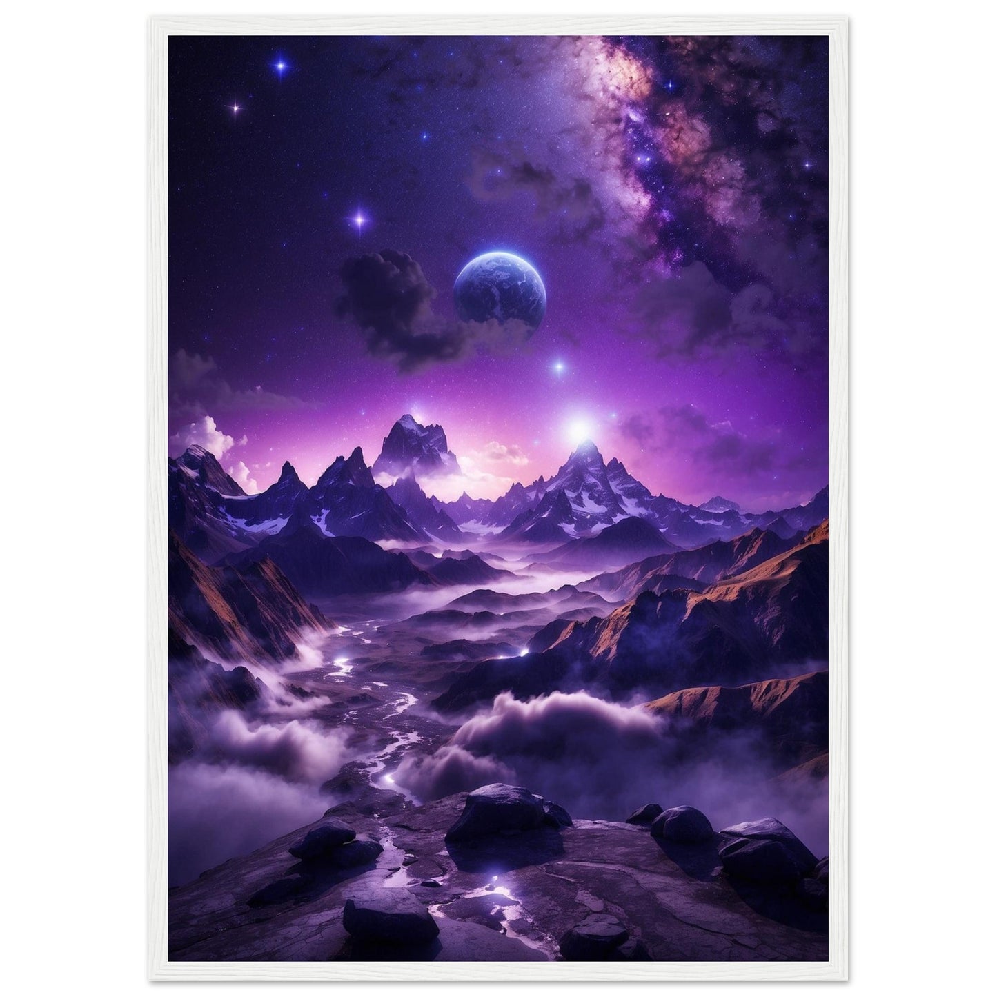 Premium Matte Paper Wooden Framed Poster
