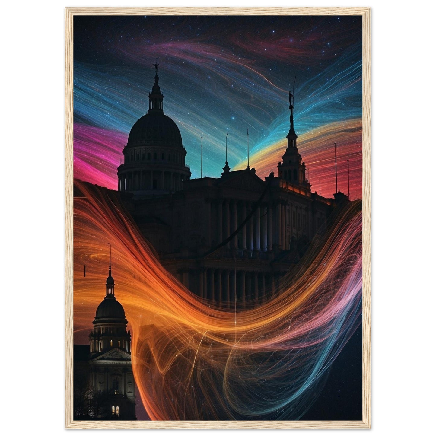 Premium Matte Paper Wooden Framed Poster
