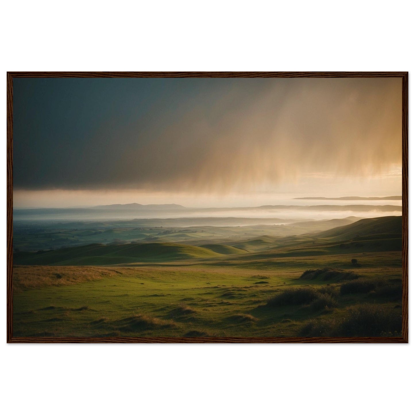Premium Matte Paper Wooden Framed Poster