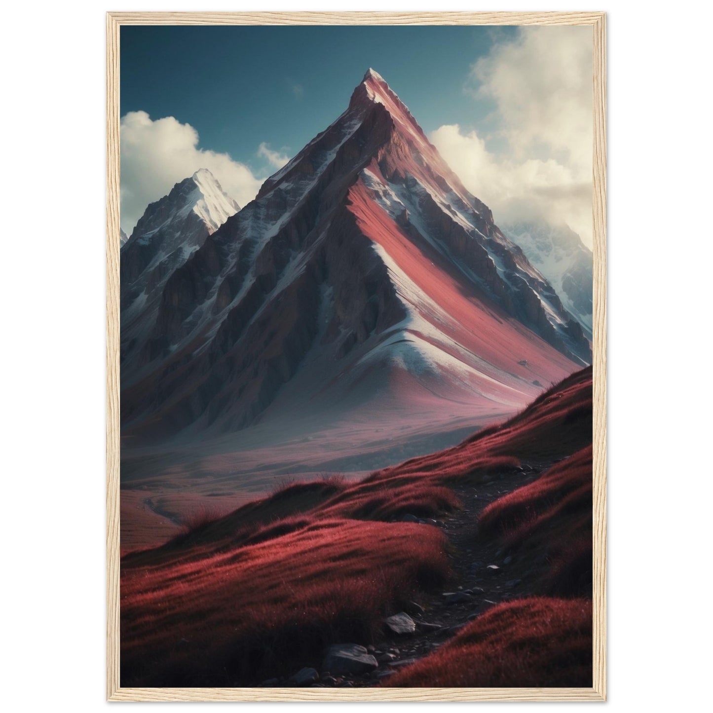 Premium Matte Paper Wooden Framed Poster