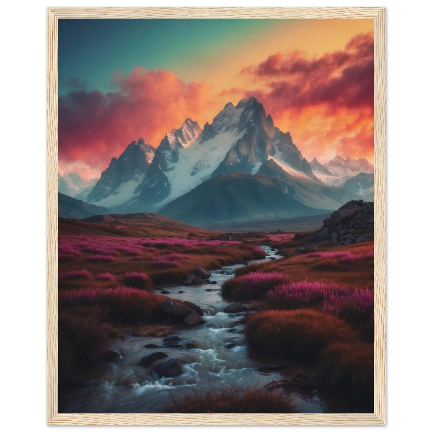 Premium Matte Paper Wooden Framed Poster