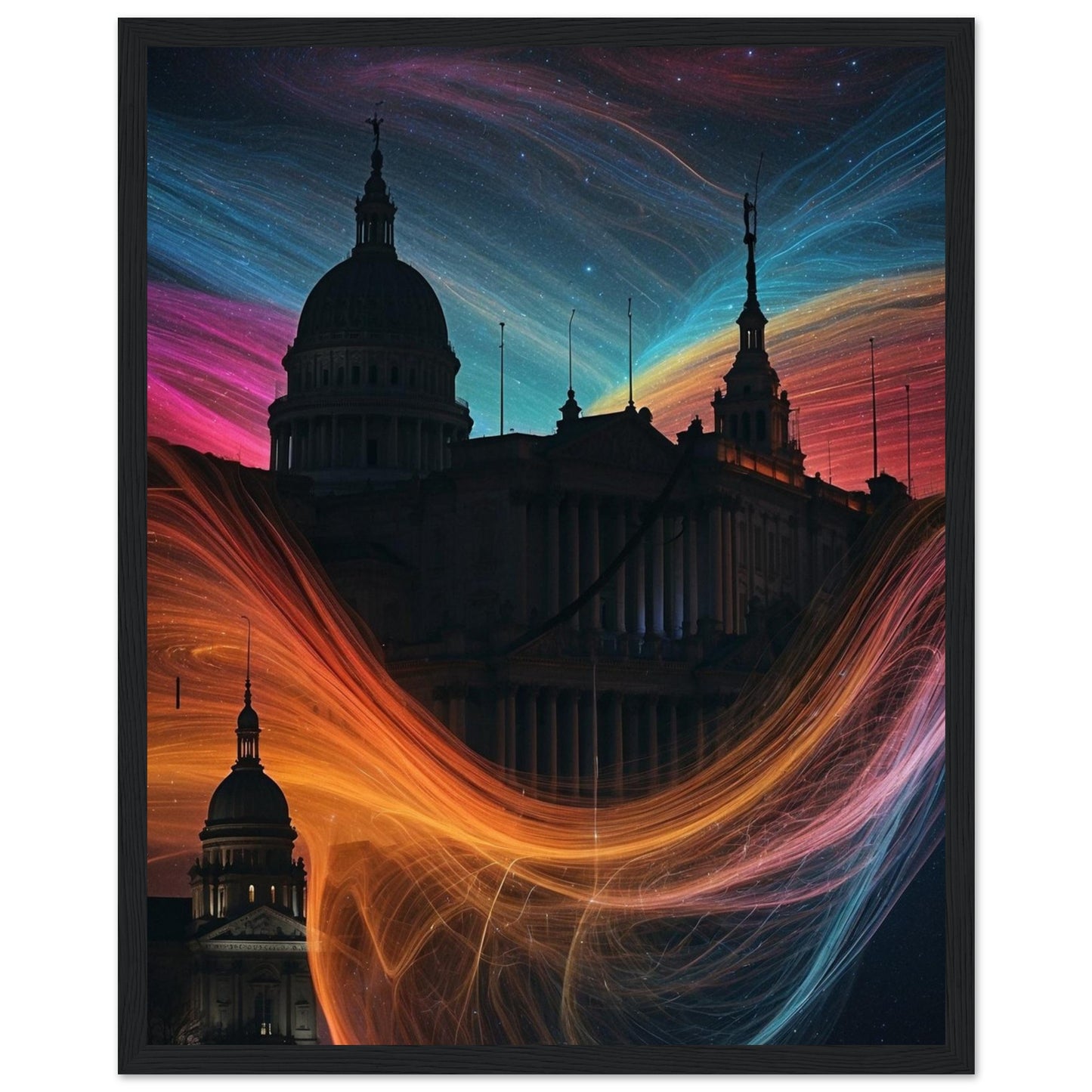Premium Matte Paper Wooden Framed Poster
