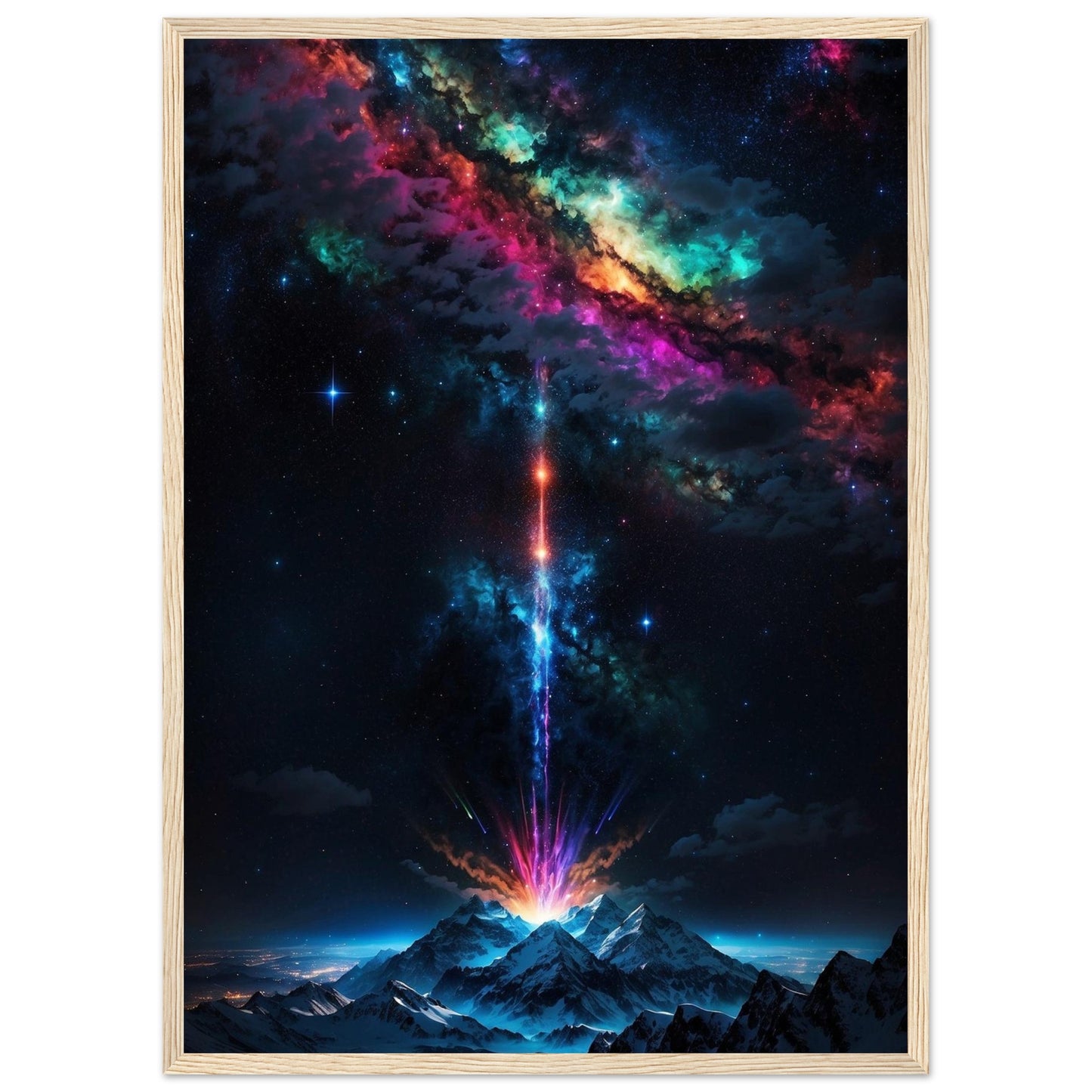 Premium Matte Paper Wooden Framed Poster