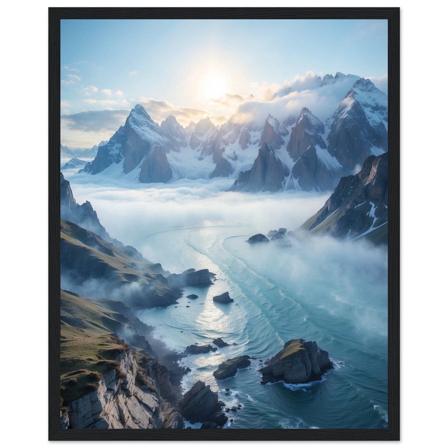 Premium Matte Paper Wooden Framed Poster