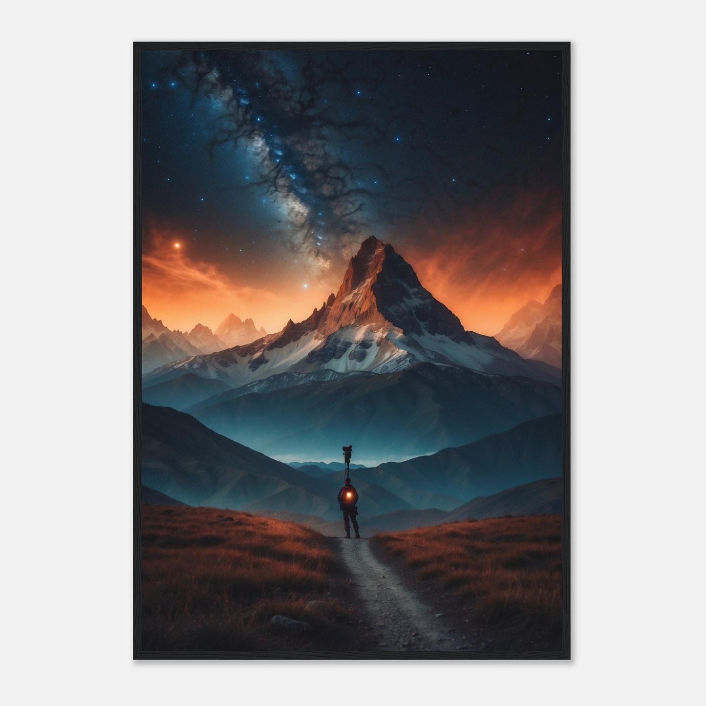 Premium Matte Paper Wooden Framed Poster