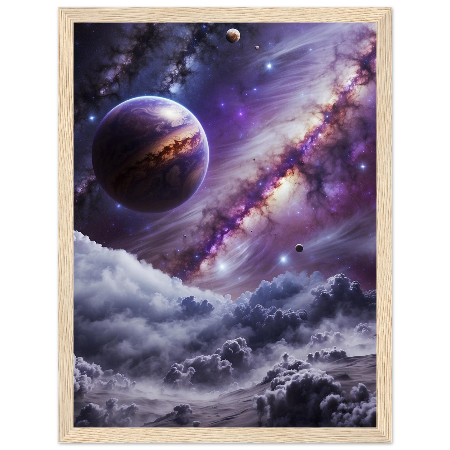 Premium Matte Paper Wooden Framed Poster