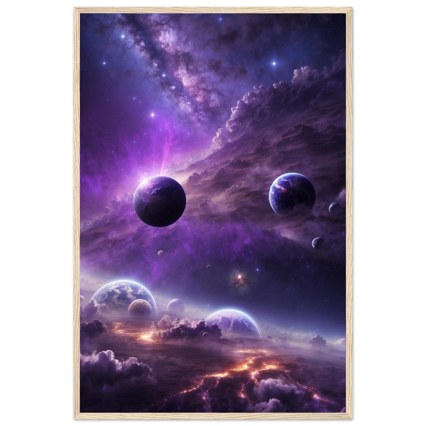 Premium Matte Paper Wooden Framed Poster