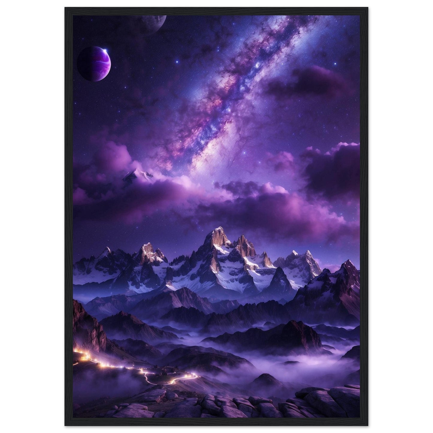 Premium Matte Paper Wooden Framed Poster