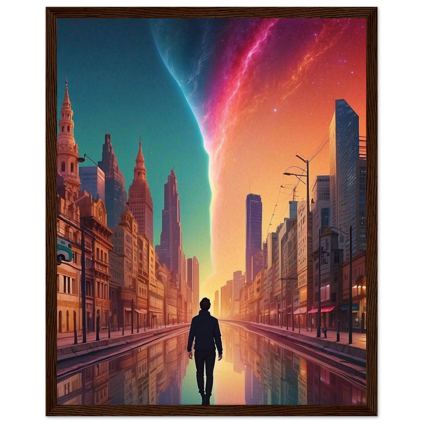 Premium Matte Paper Wooden Framed Poster