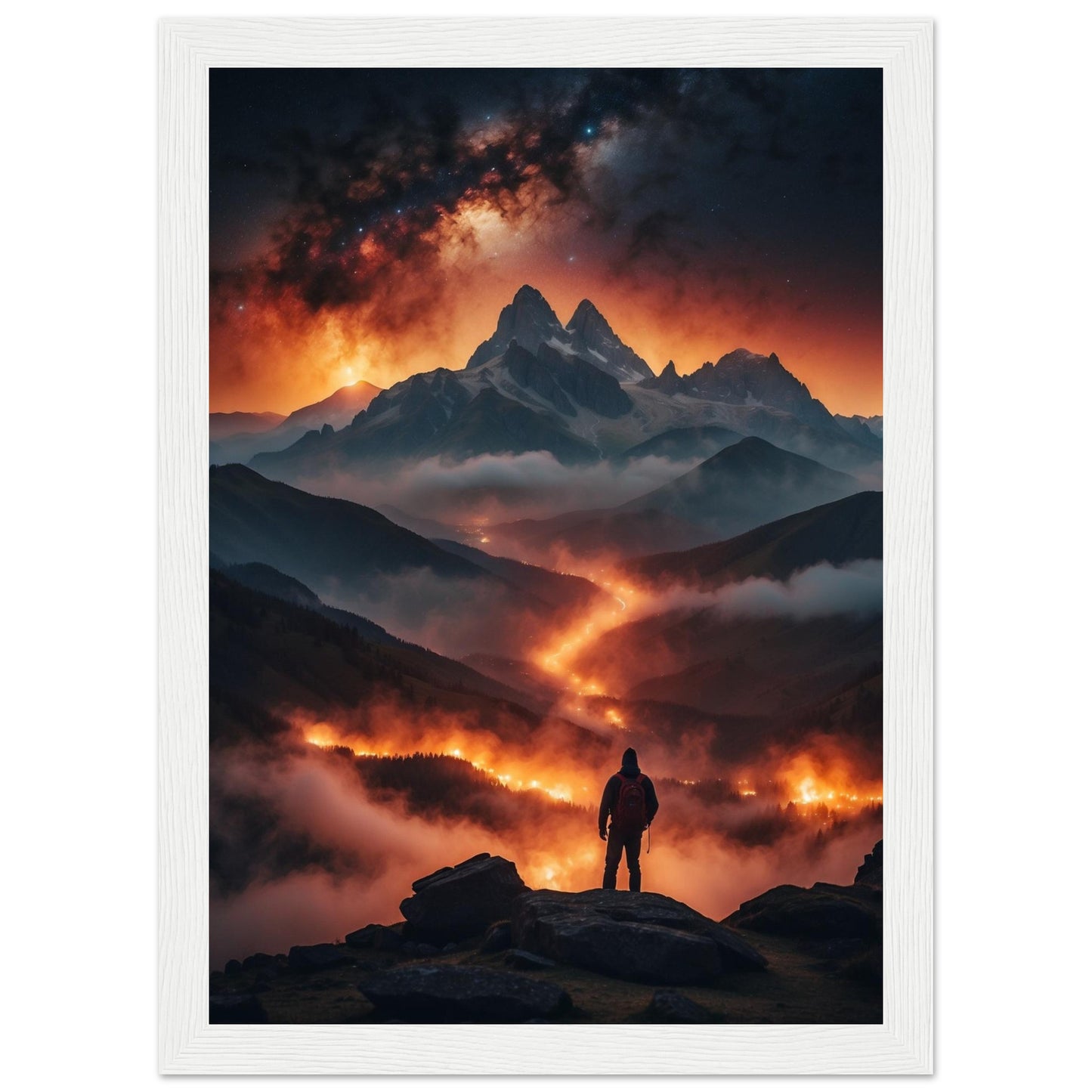 Premium Matte Paper Wooden Framed Poster