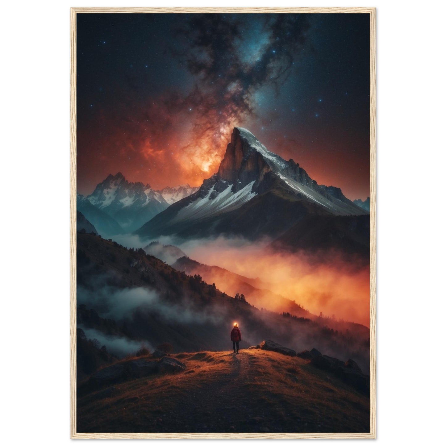 Premium Matte Paper Wooden Framed Poster