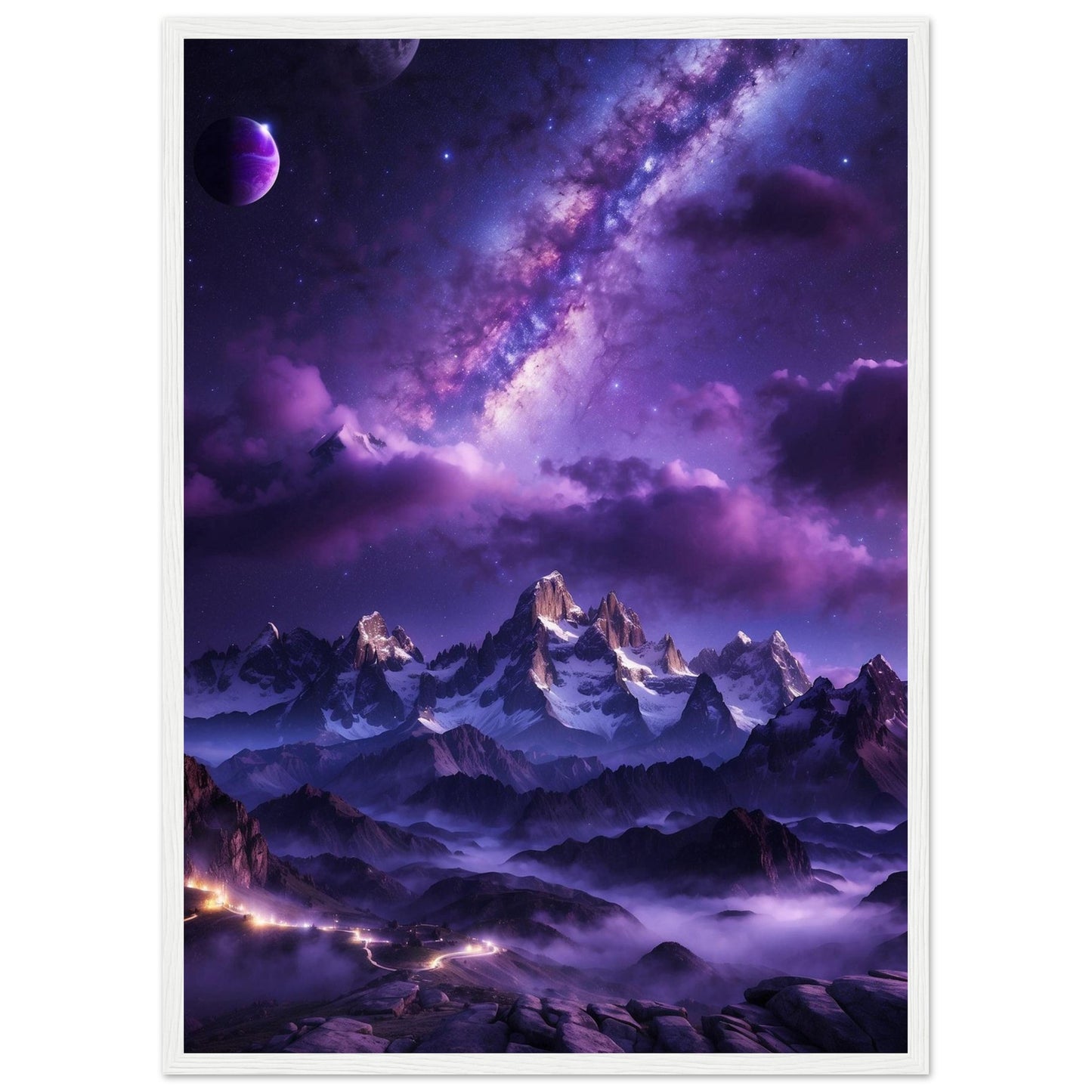 Premium Matte Paper Wooden Framed Poster