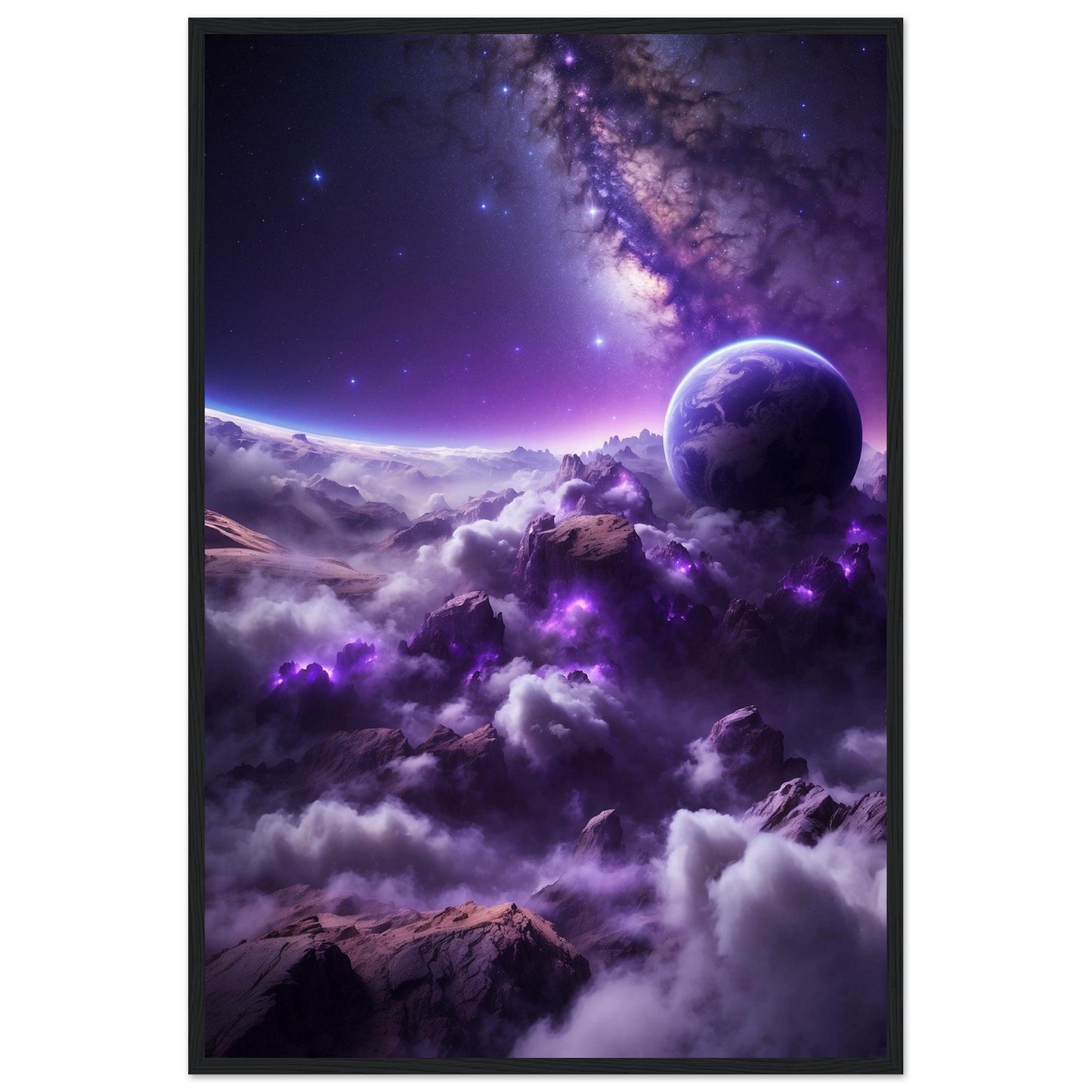 Premium Matte Paper Wooden Framed Poster
