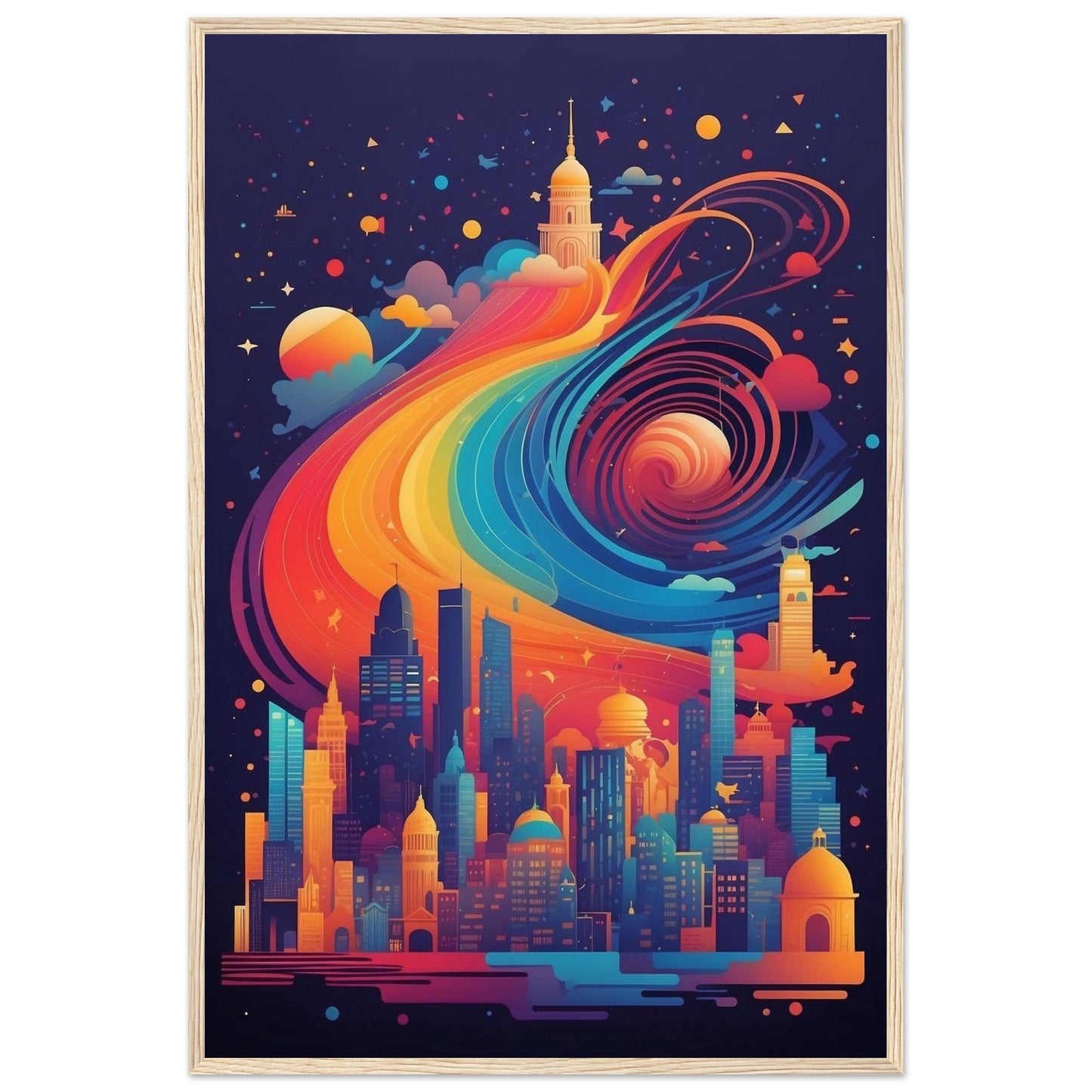 Premium Matte Paper Wooden Framed Poster