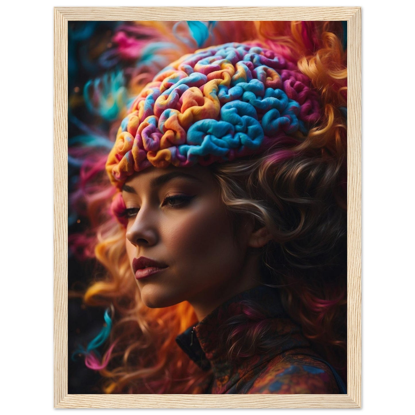 Premium Matte Paper Wooden Framed Poster