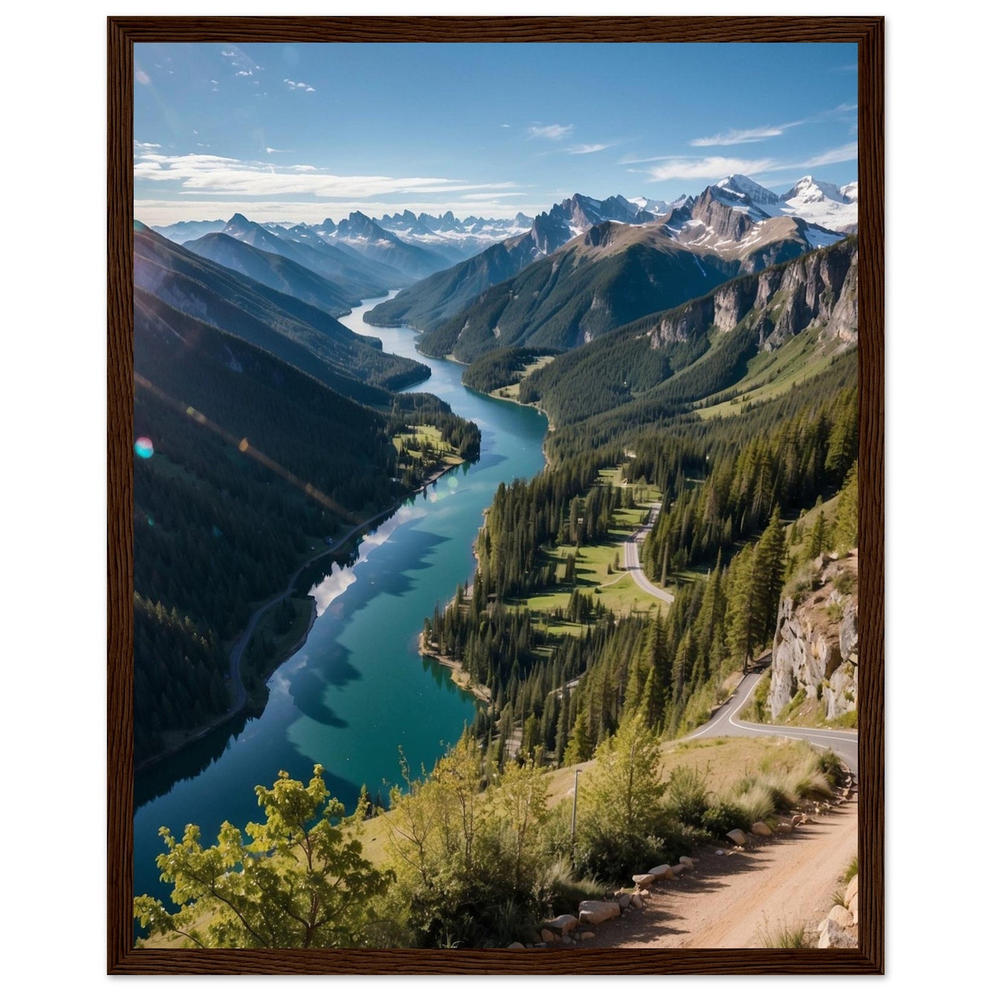 Premium Matte Paper Wooden Framed Poster