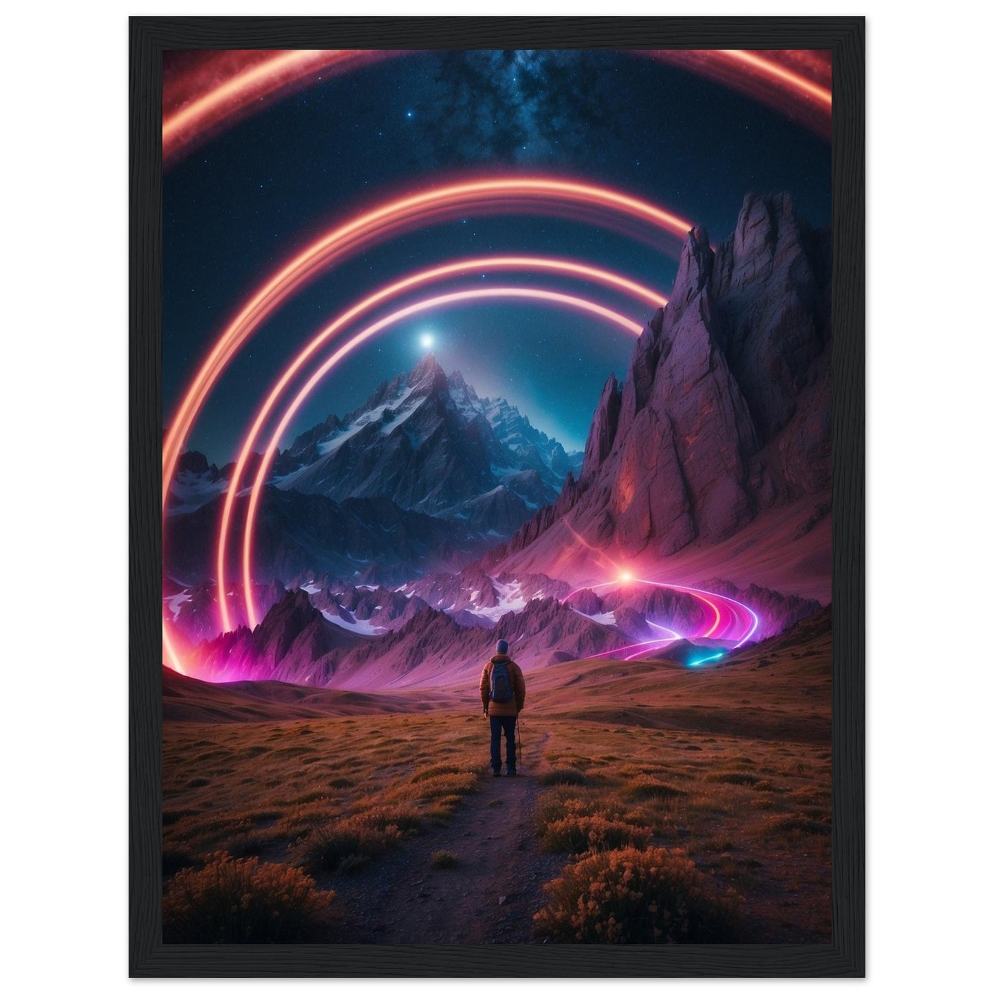 Premium Matte Paper Wooden Framed Poster