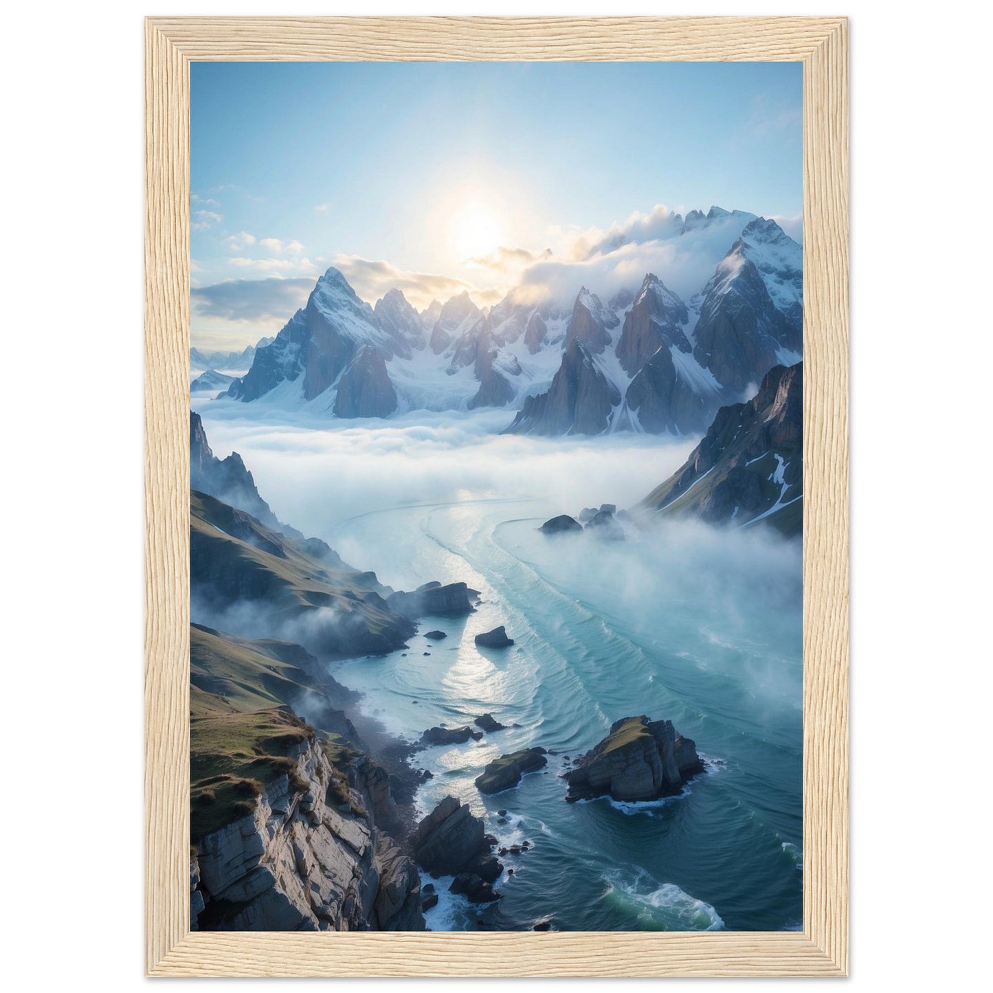 Premium Matte Paper Wooden Framed Poster