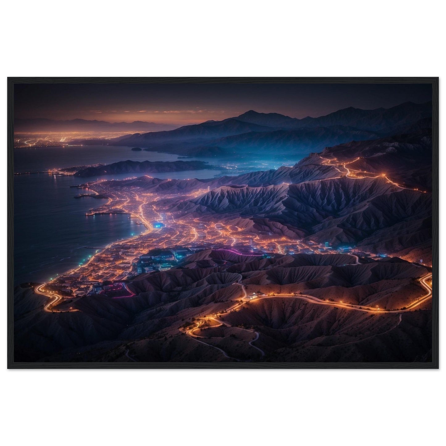Premium Matte Paper Wooden Framed Poster