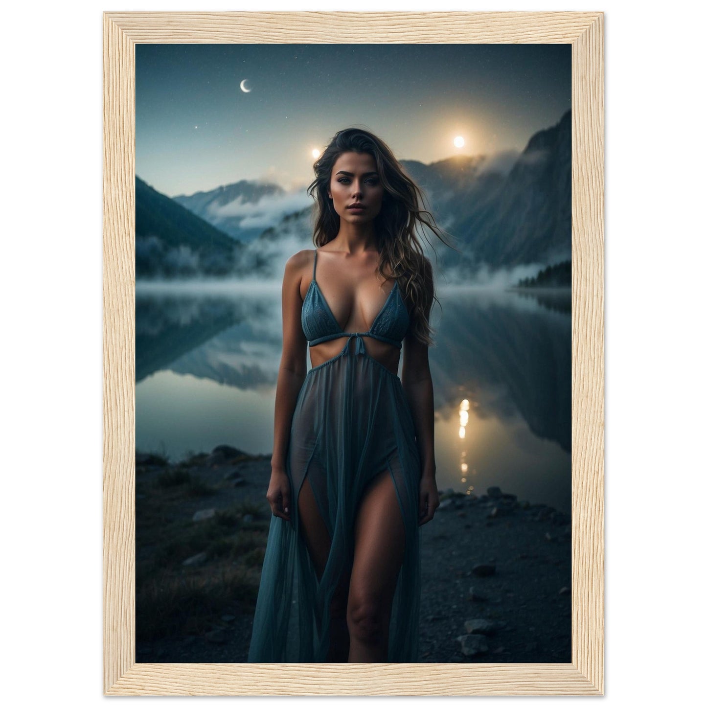 Premium Matte Paper Wooden Framed Poster