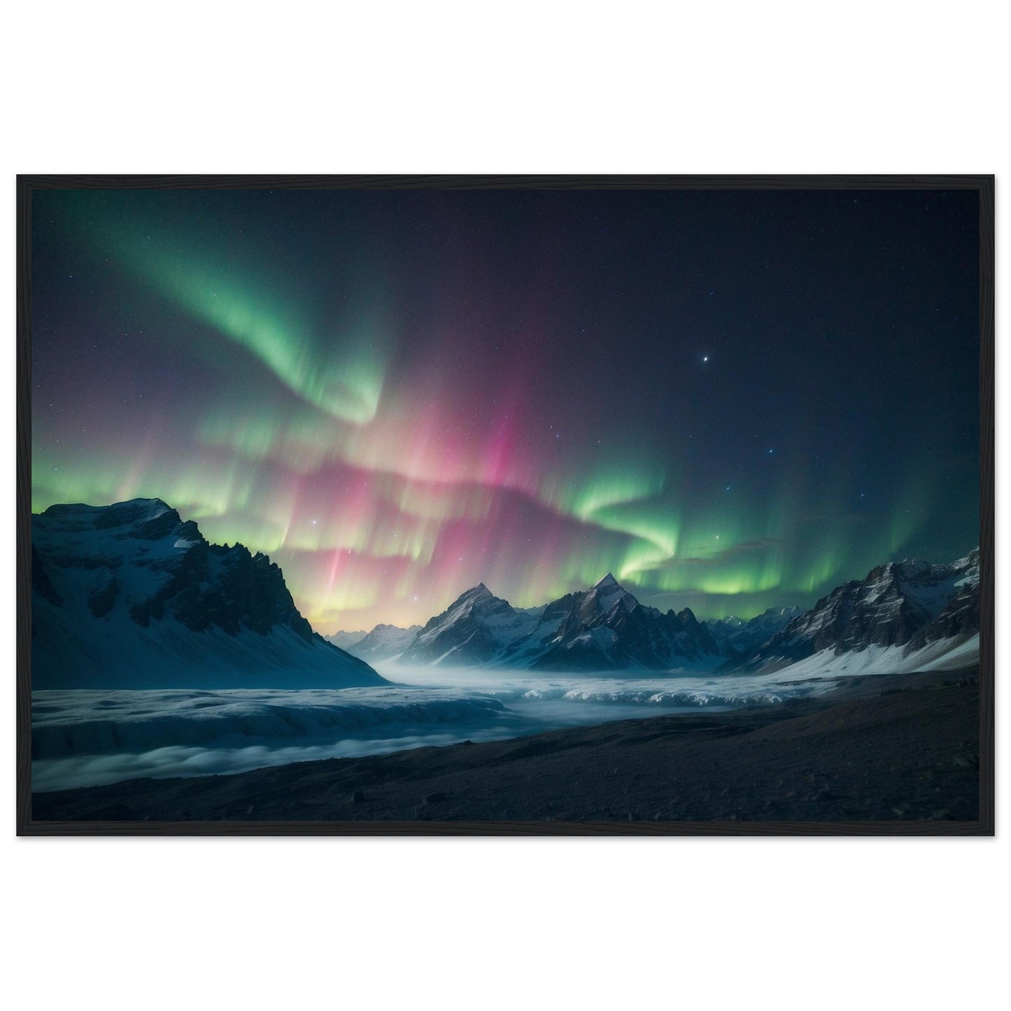 Premium Matte Paper Wooden Framed Poster