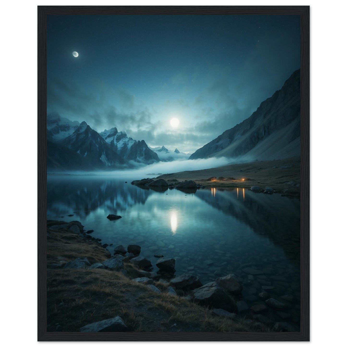 Premium Matte Paper Wooden Framed Poster