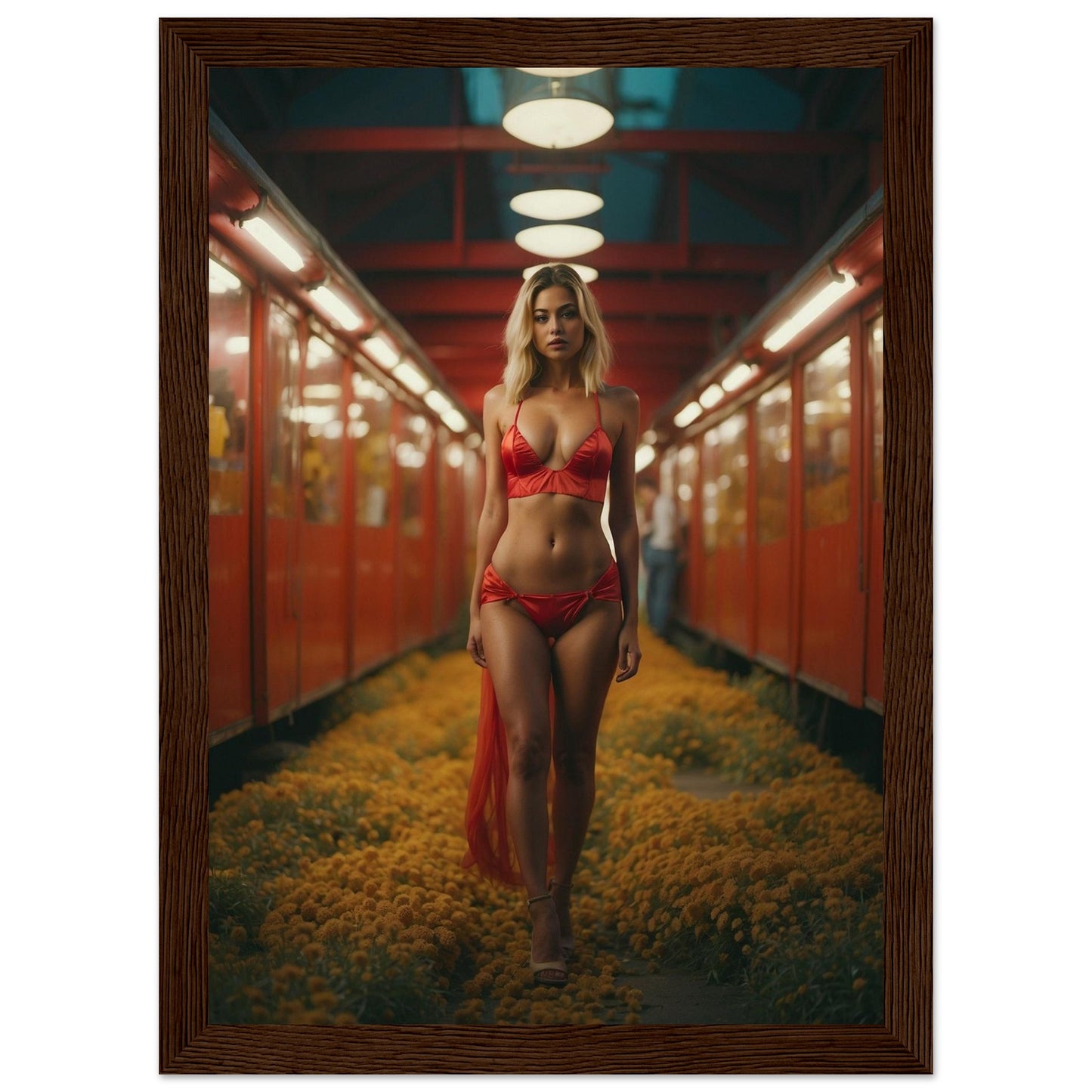 Premium Matte Paper Wooden Framed Poster