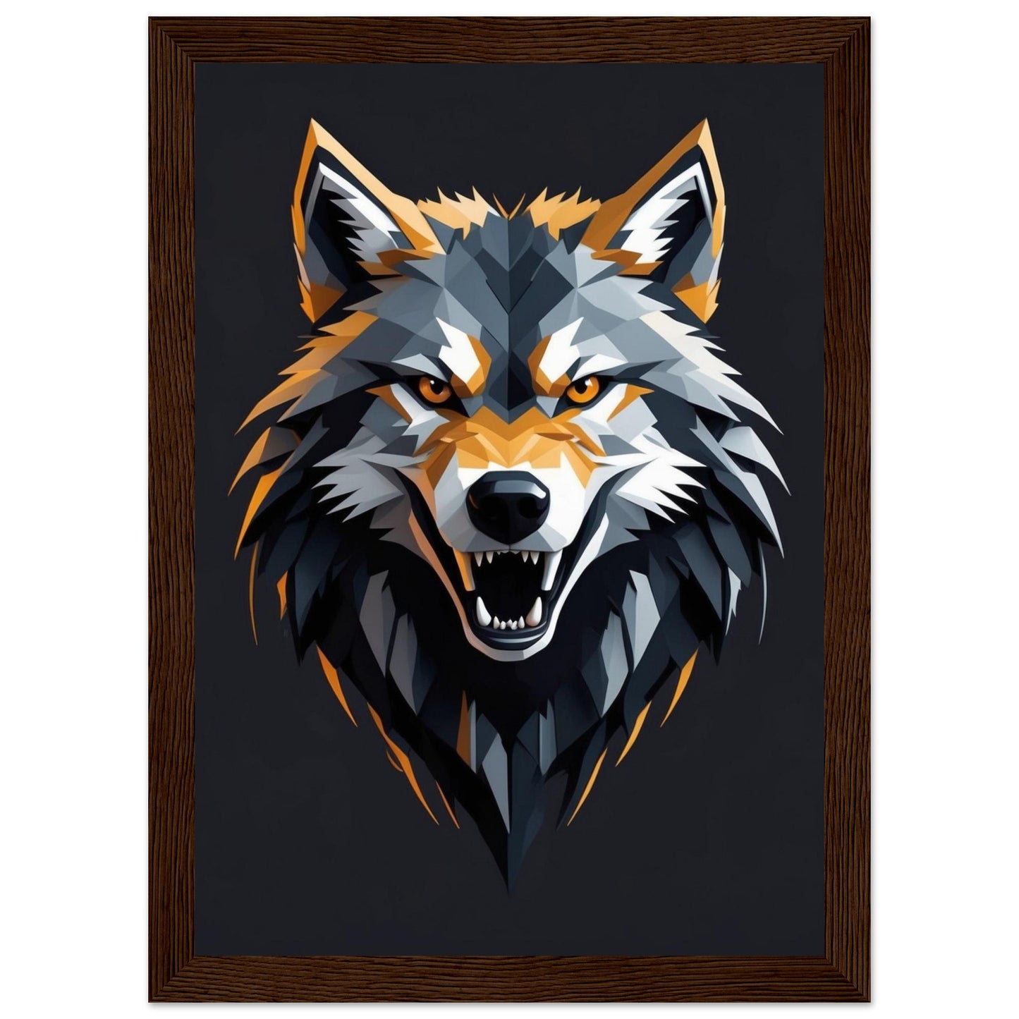 Premium Matte Paper Wooden Framed Poster