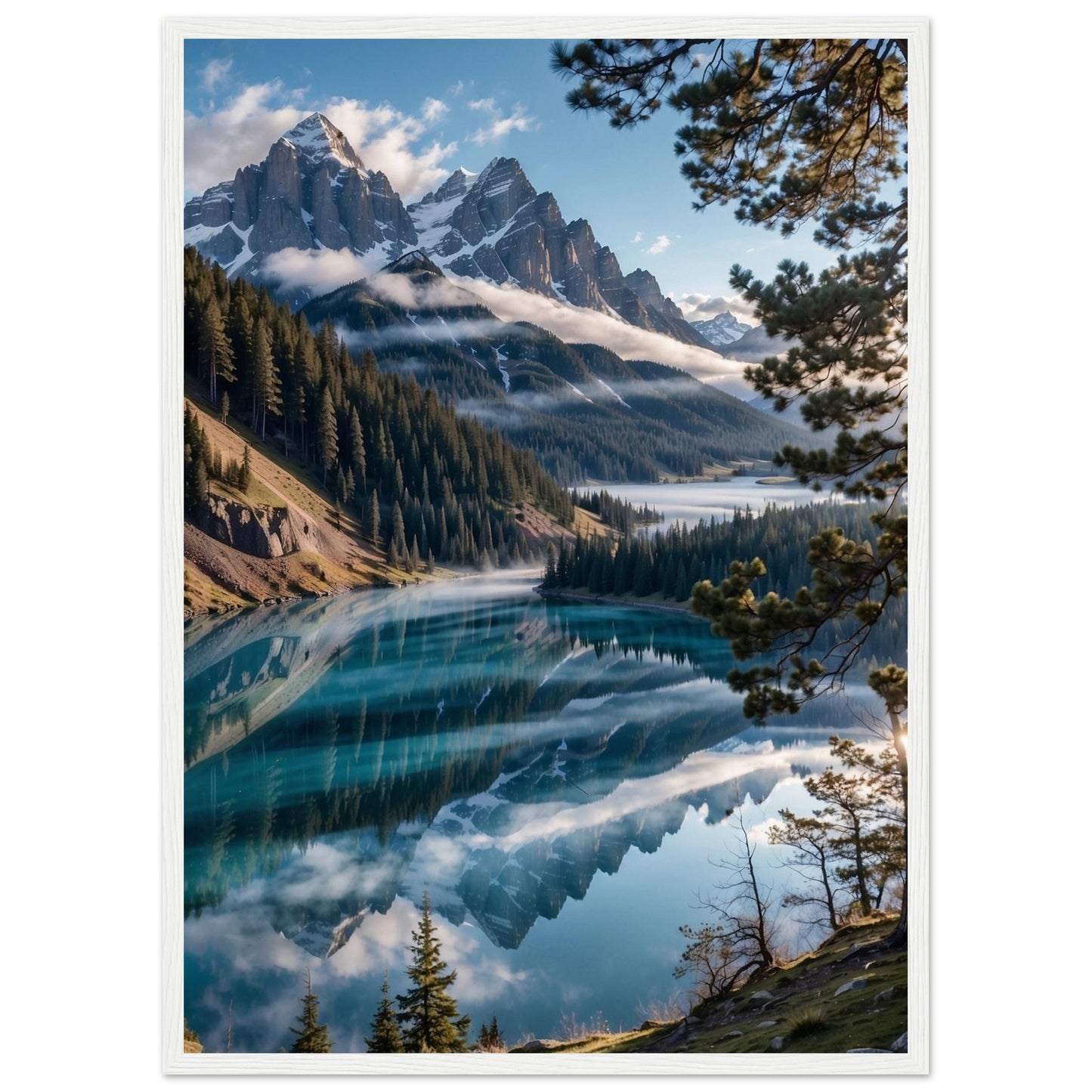 Premium Matte Paper Wooden Framed Poster