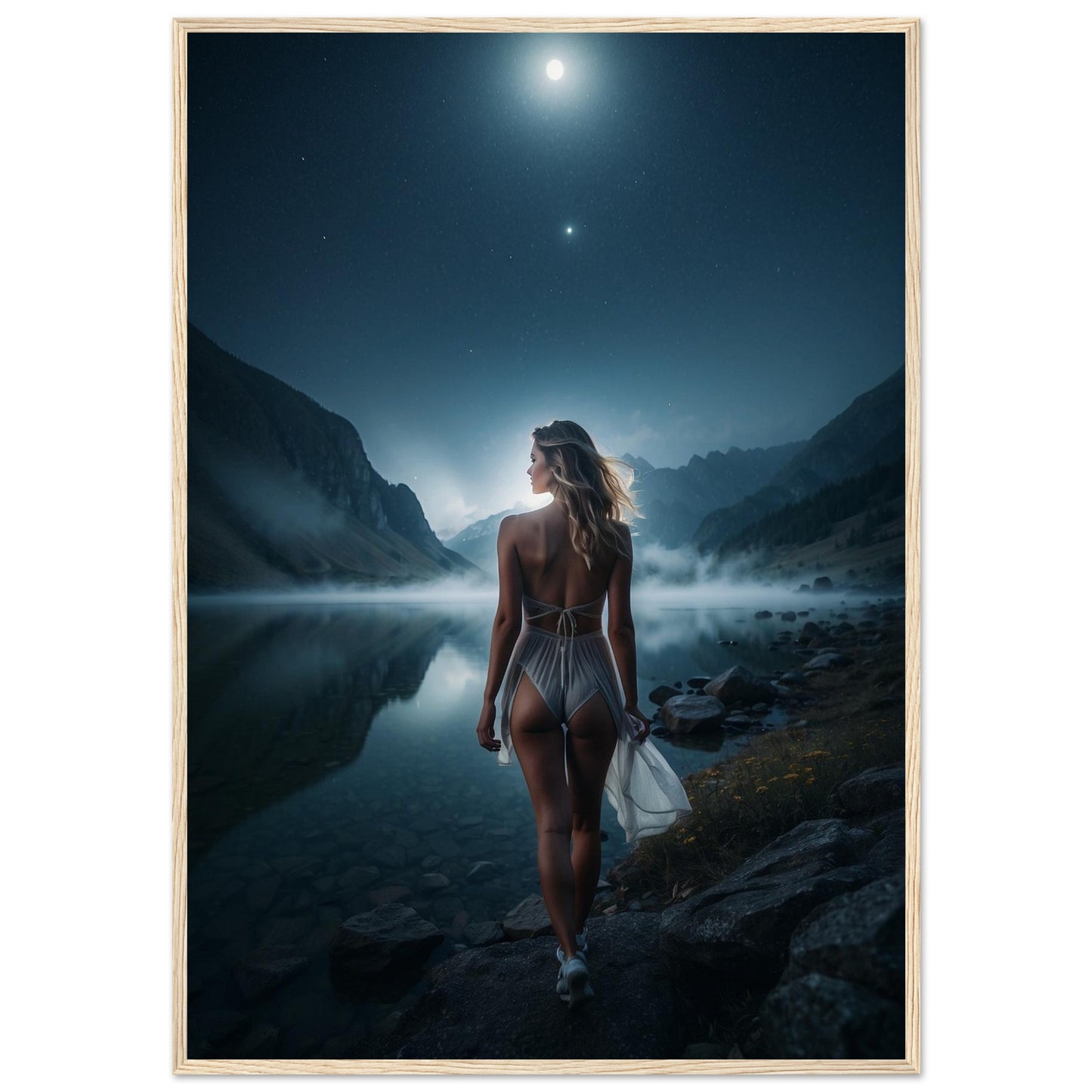 Premium Matte Paper Wooden Framed Poster