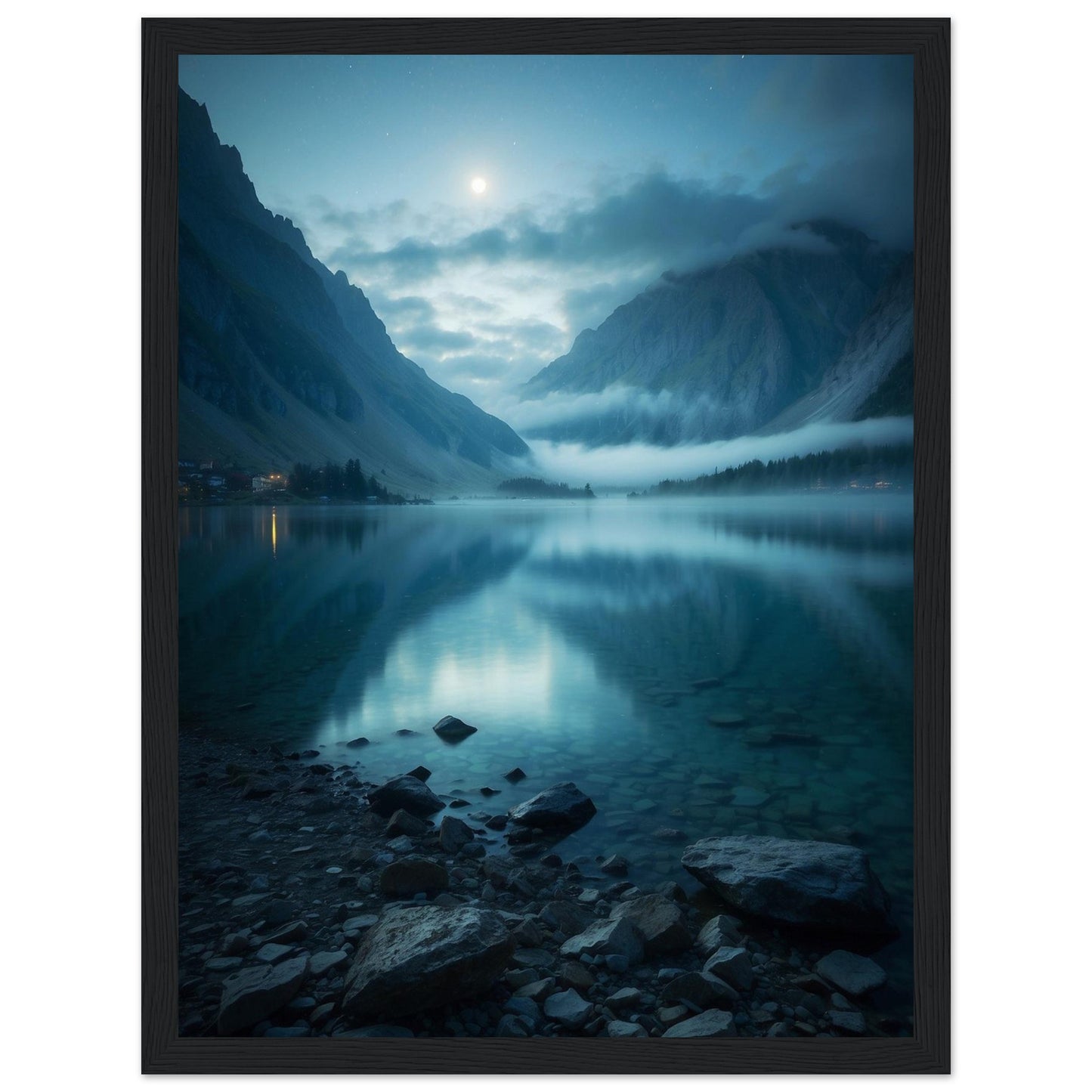 Premium Matte Paper Wooden Framed Poster