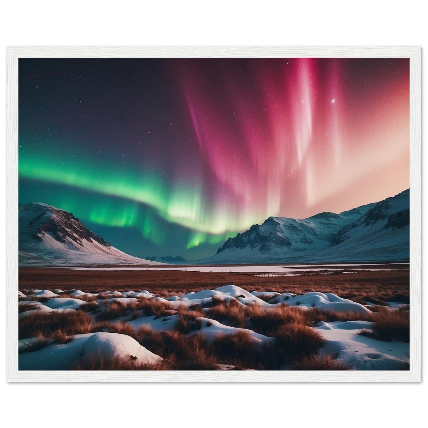 Premium Matte Paper Wooden Framed Poster