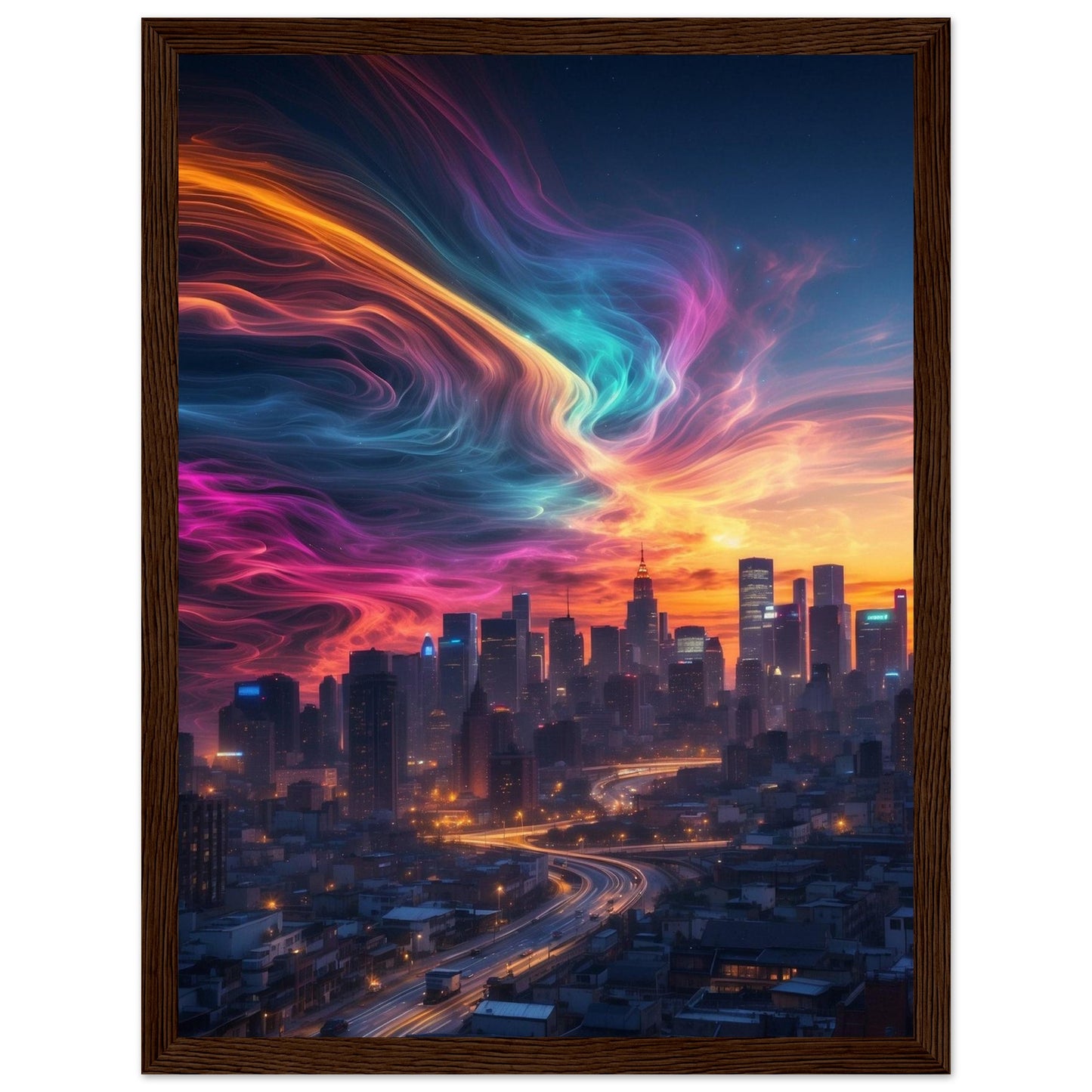 Premium Matte Paper Wooden Framed Poster
