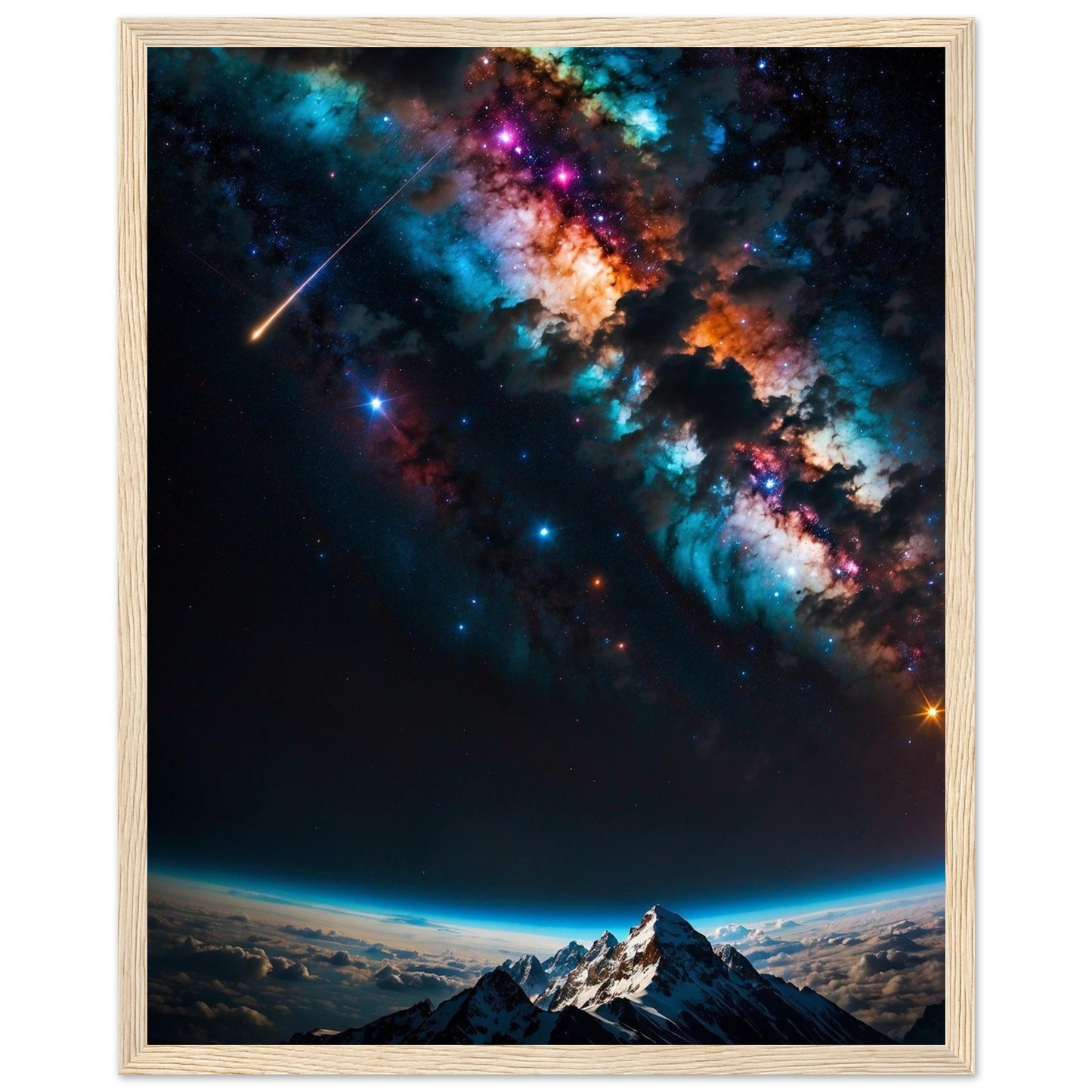 Premium Matte Paper Wooden Framed Poster