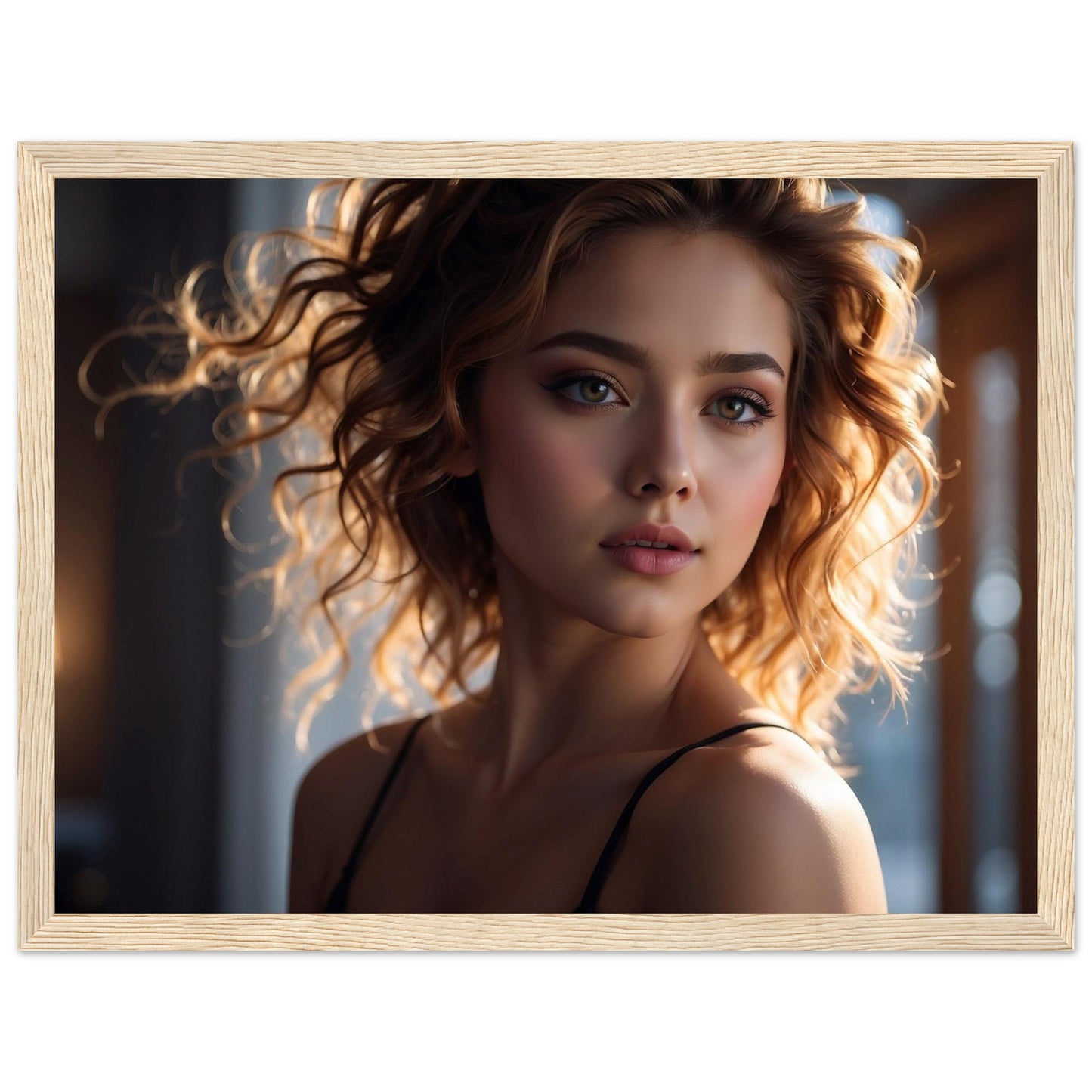 Premium Matte Paper Wooden Framed Poster