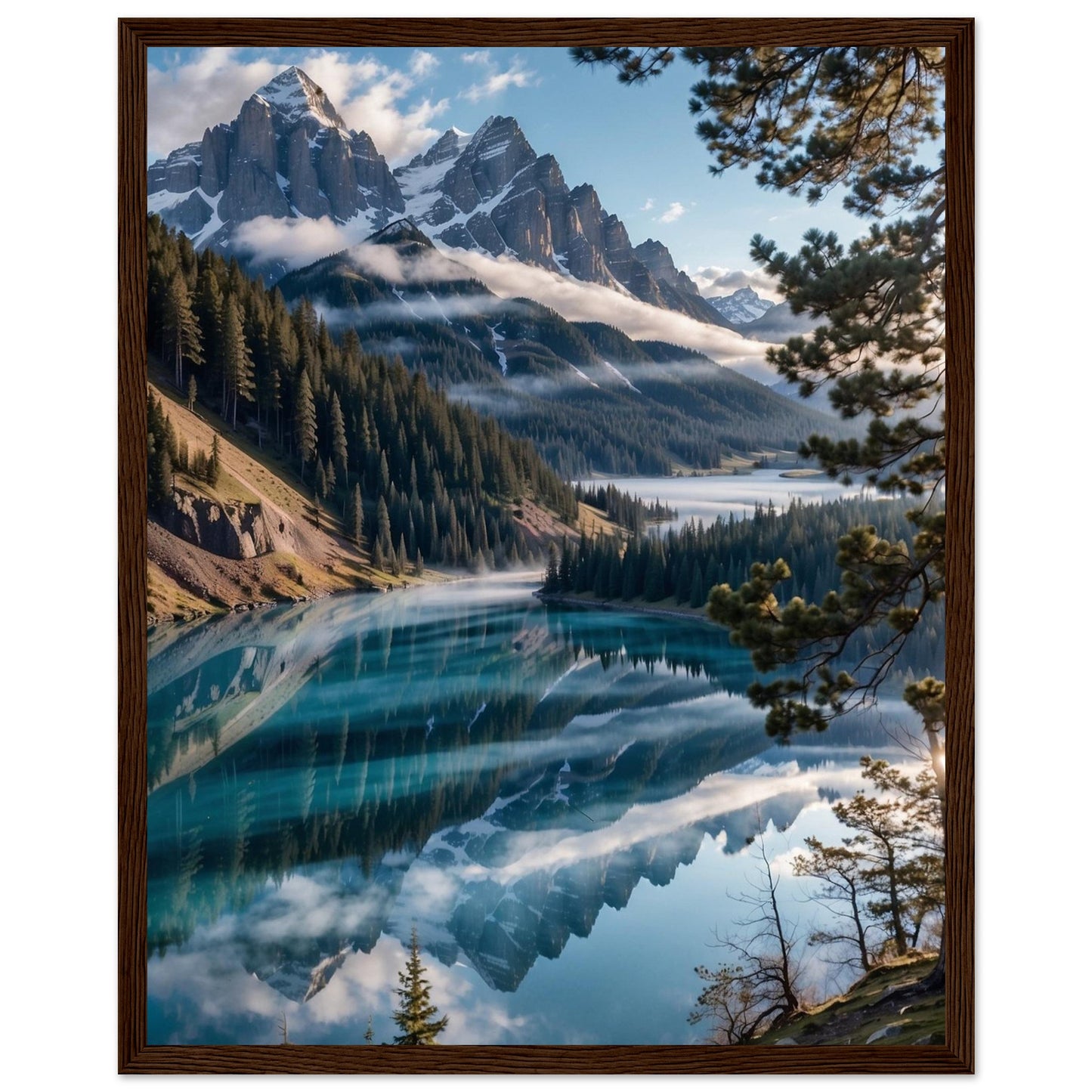 Premium Matte Paper Wooden Framed Poster