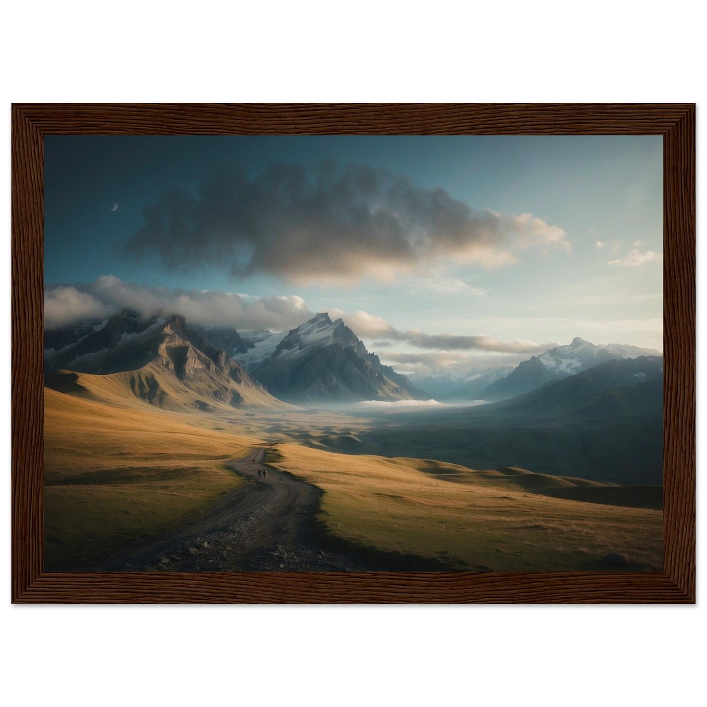 Premium Matte Paper Wooden Framed Poster