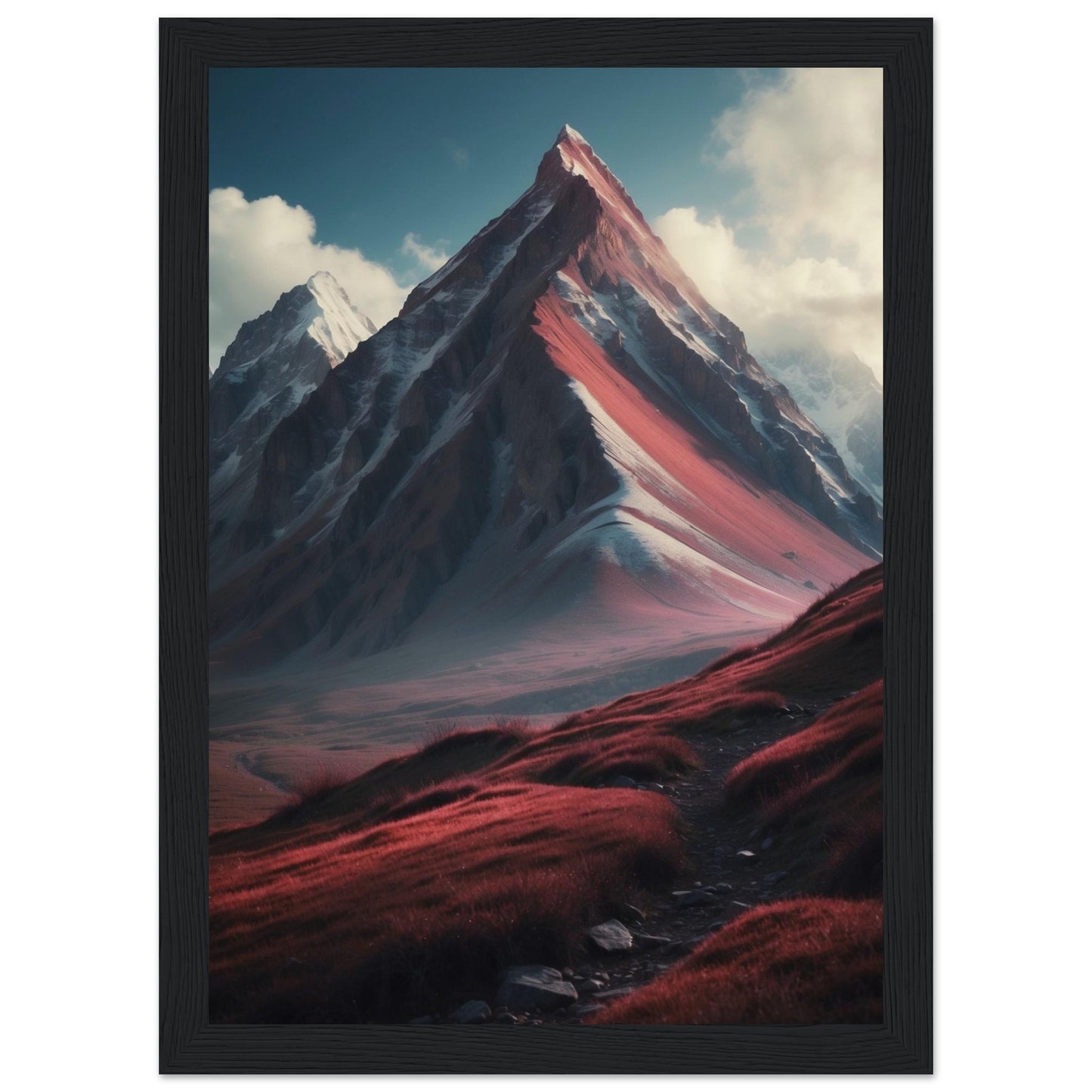 Premium Matte Paper Wooden Framed Poster