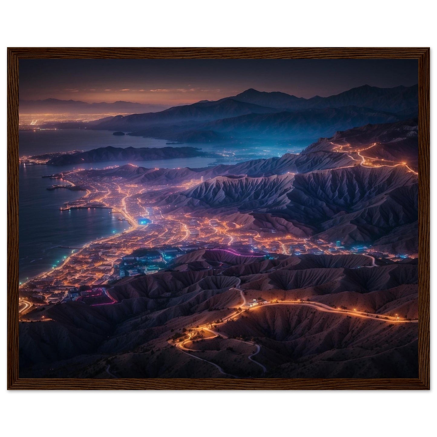 Premium Matte Paper Wooden Framed Poster