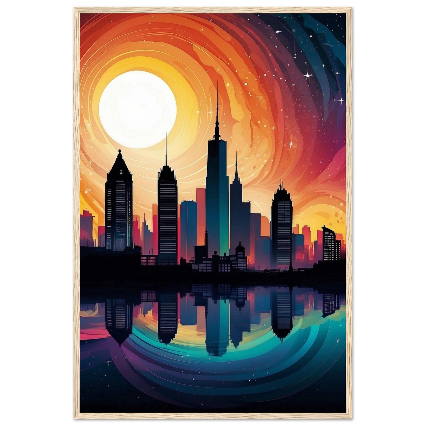Premium Matte Paper Wooden Framed Poster