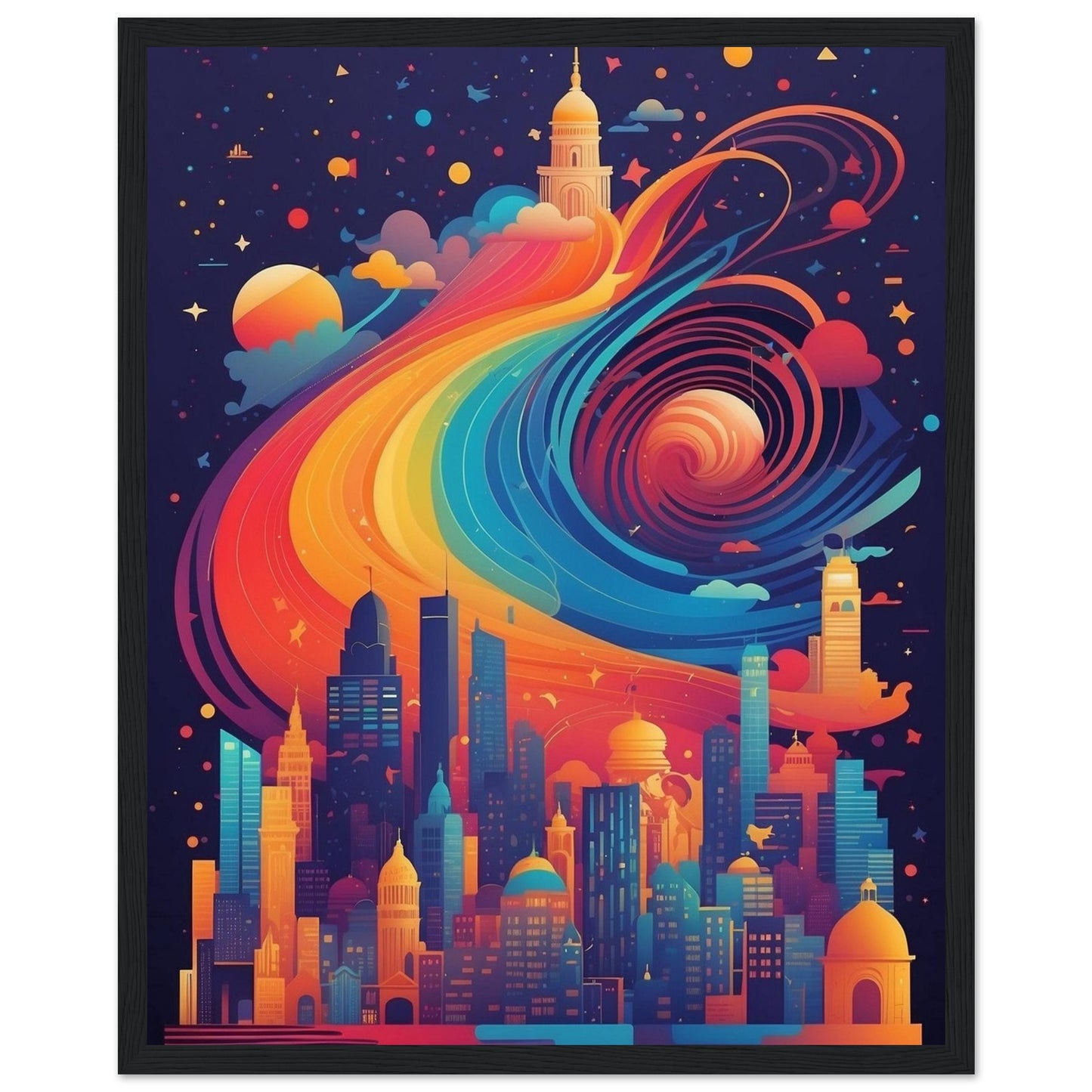 Premium Matte Paper Wooden Framed Poster