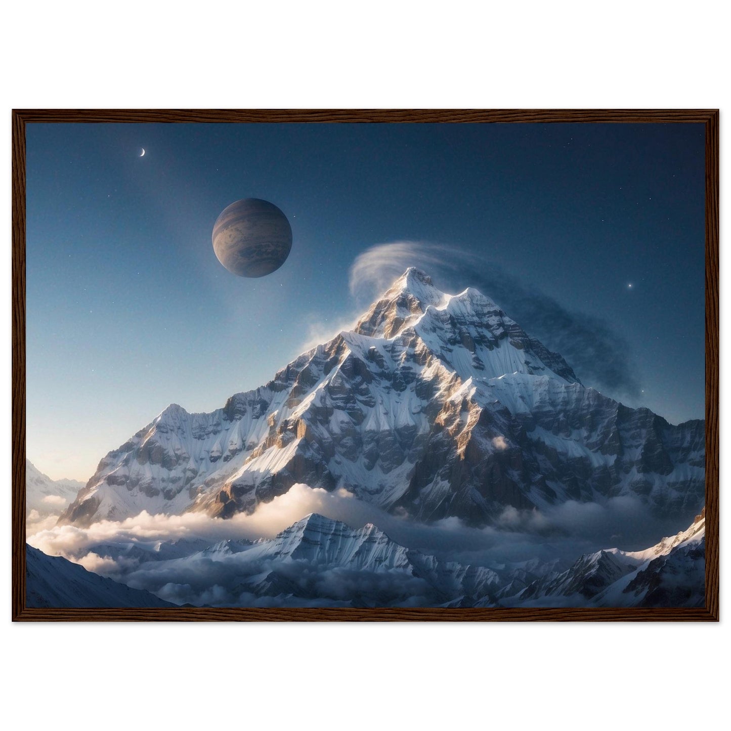 Premium Matte Paper Wooden Framed Poster