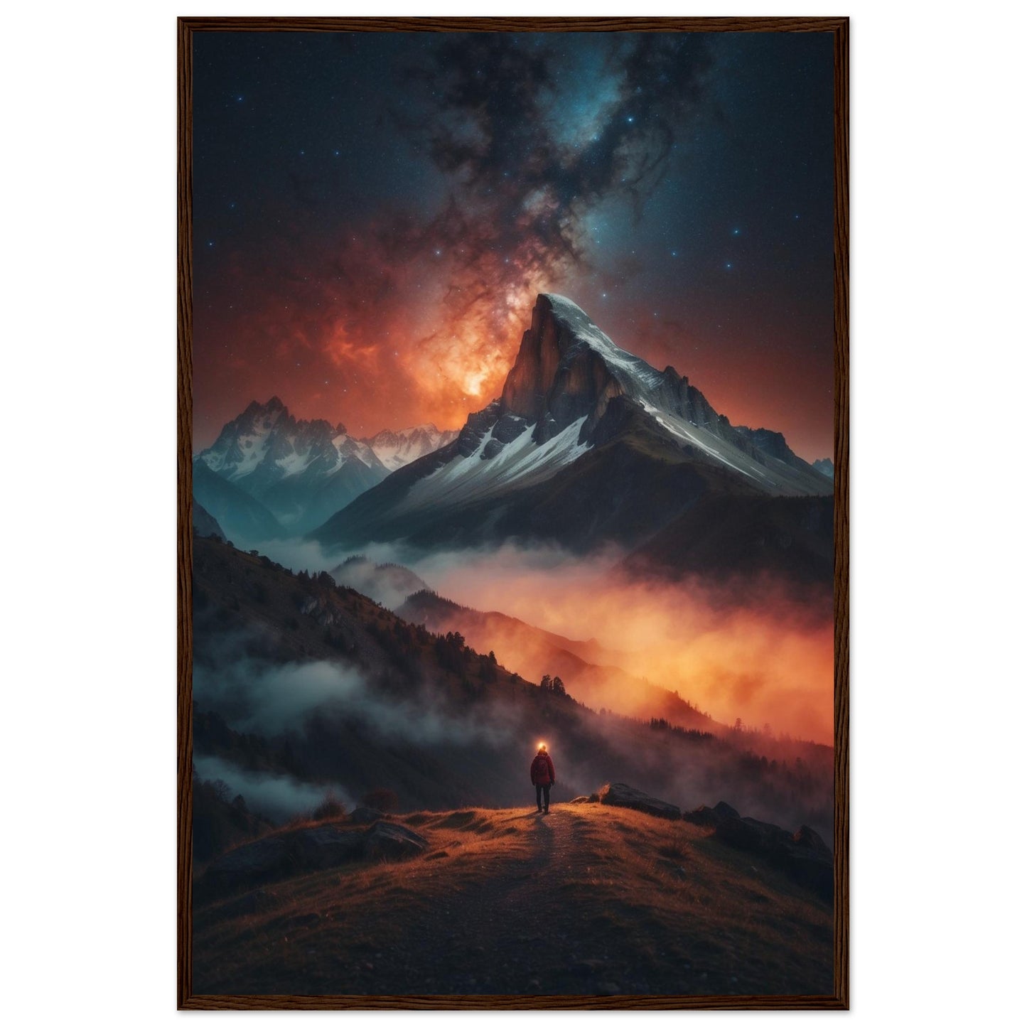 Premium Matte Paper Wooden Framed Poster