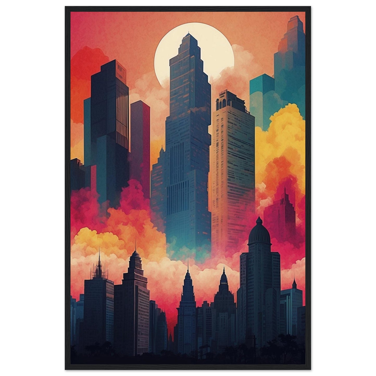 Premium Matte Paper Wooden Framed Poster