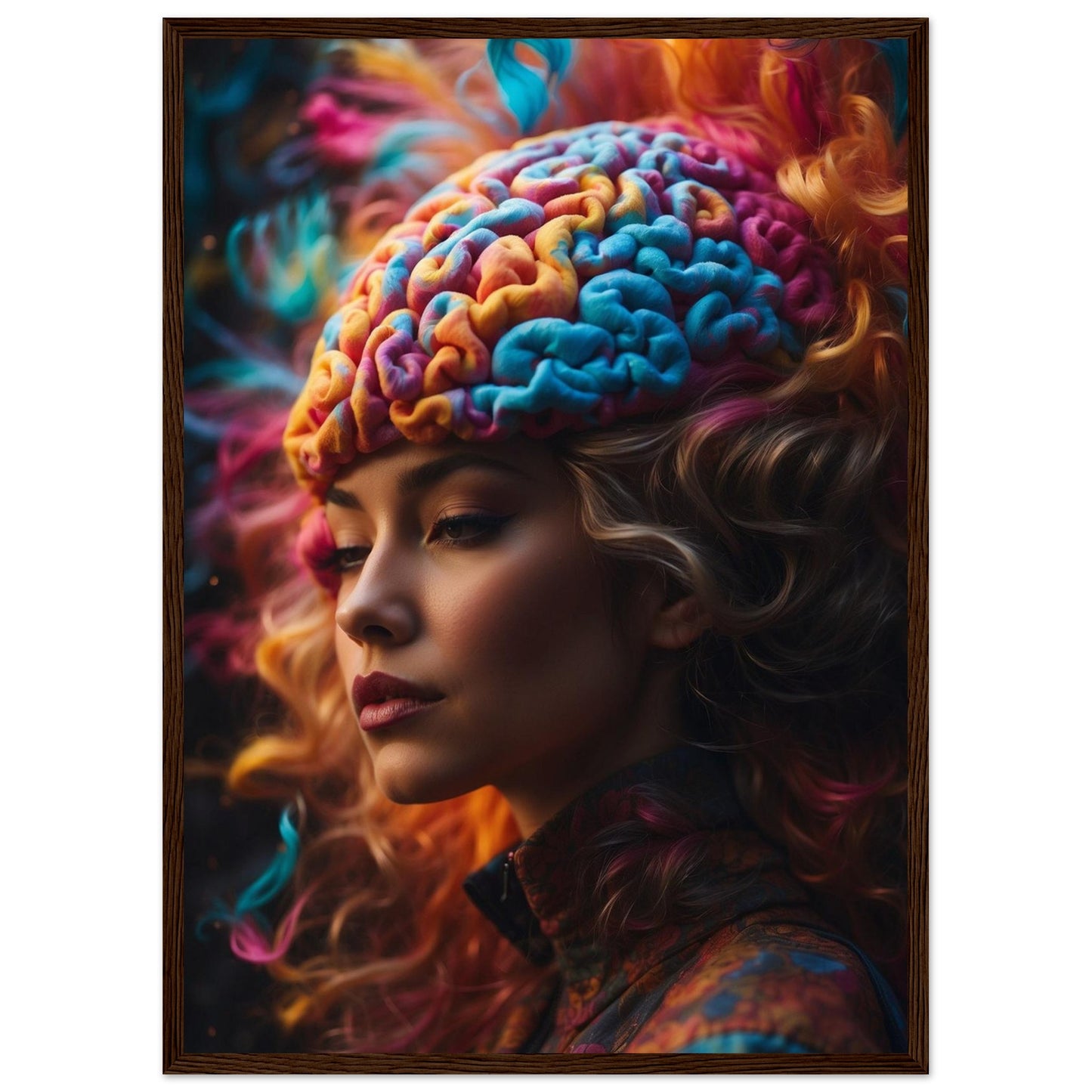 Premium Matte Paper Wooden Framed Poster