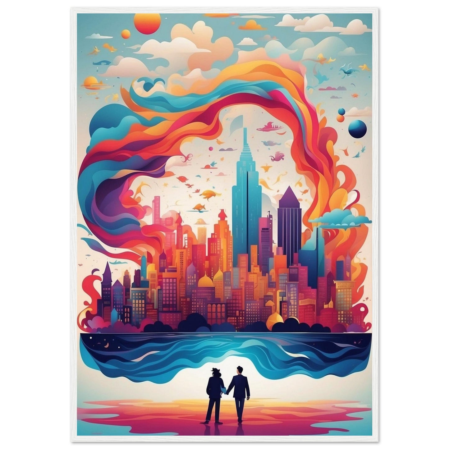Premium Matte Paper Wooden Framed Poster