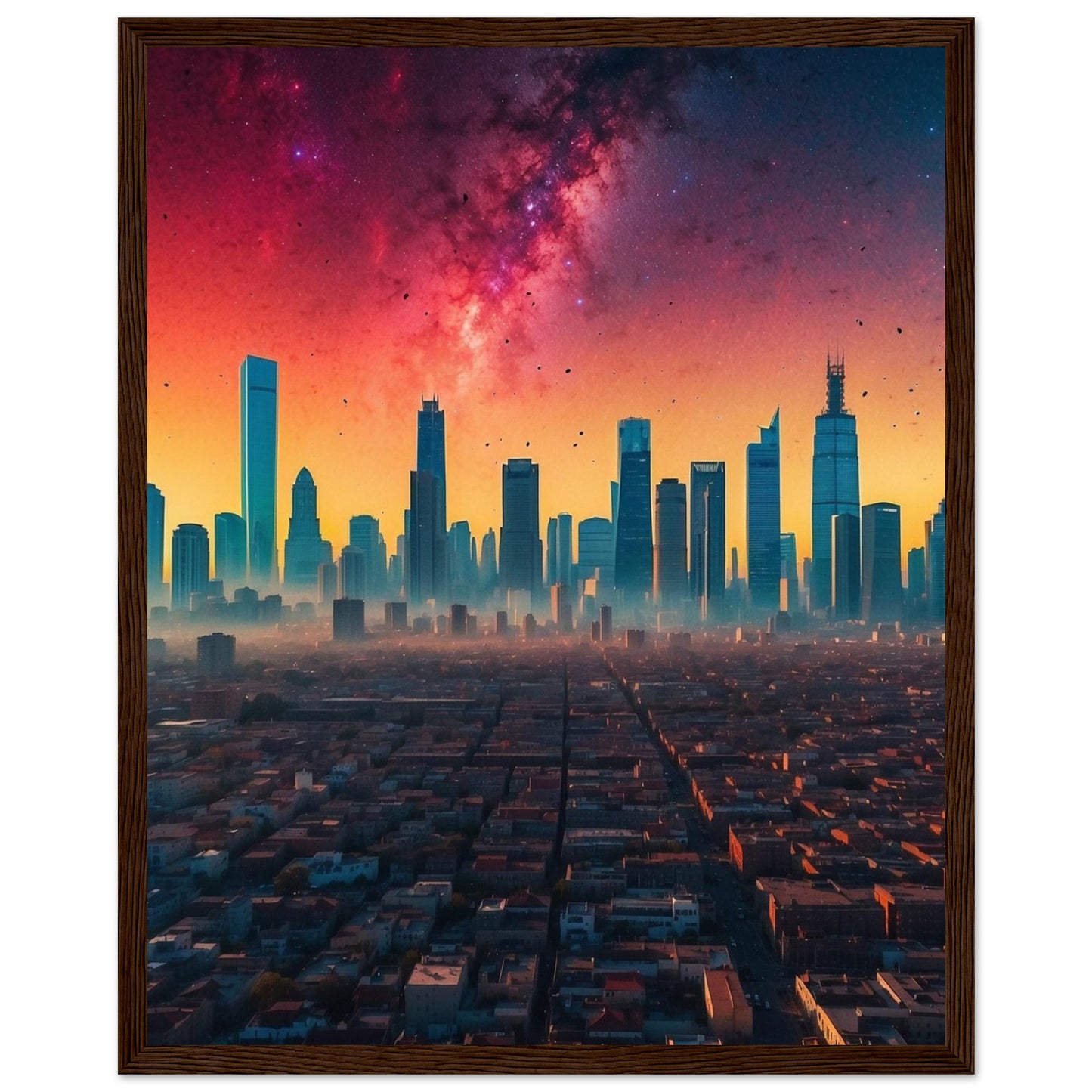 Premium Matte Paper Wooden Framed Poster