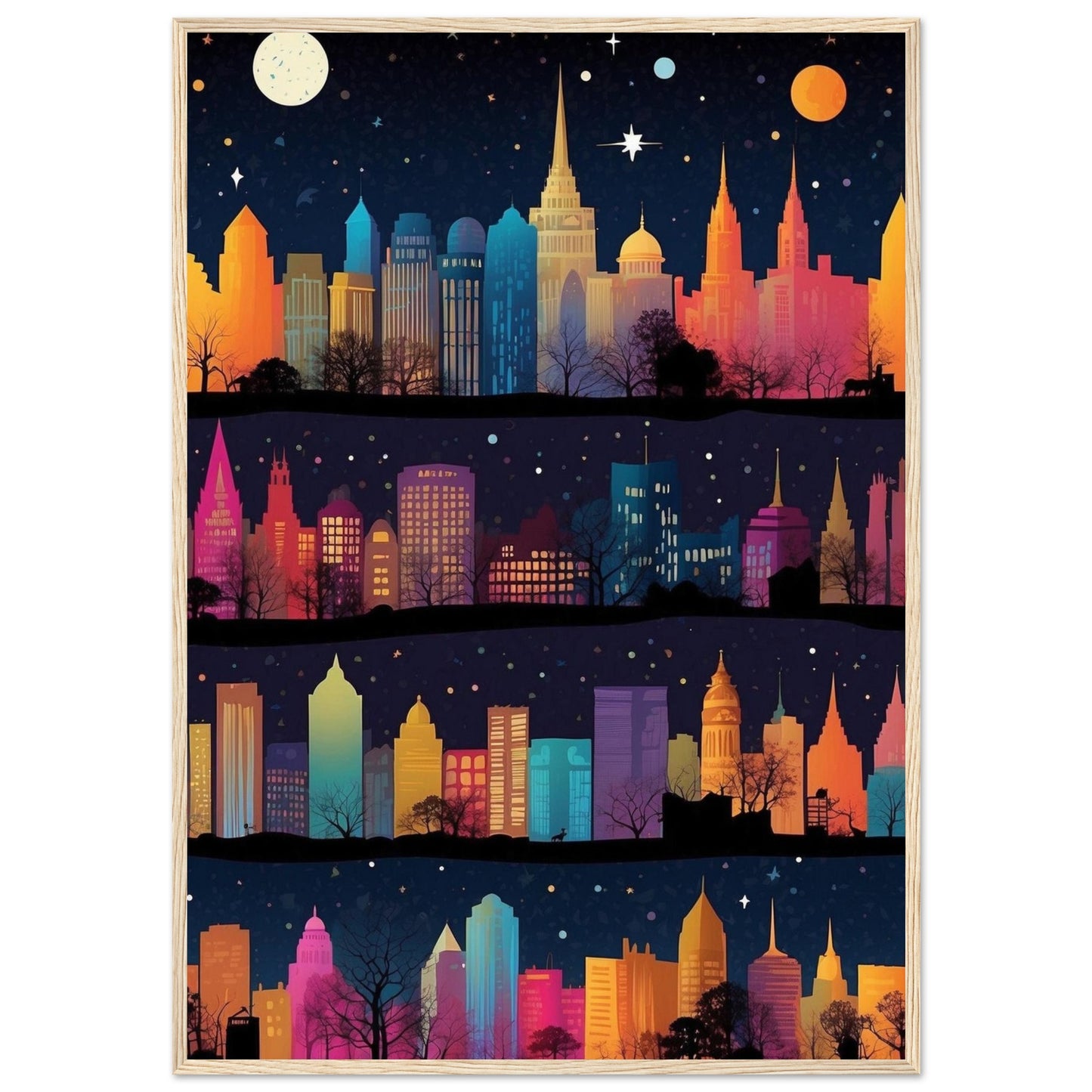 Premium Matte Paper Wooden Framed Poster
