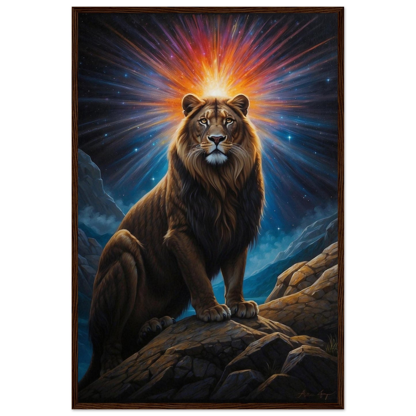 Premium Matte Paper Wooden Framed Poster