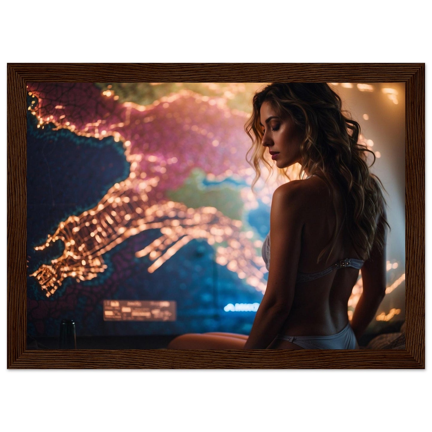 Premium Matte Paper Wooden Framed Poster